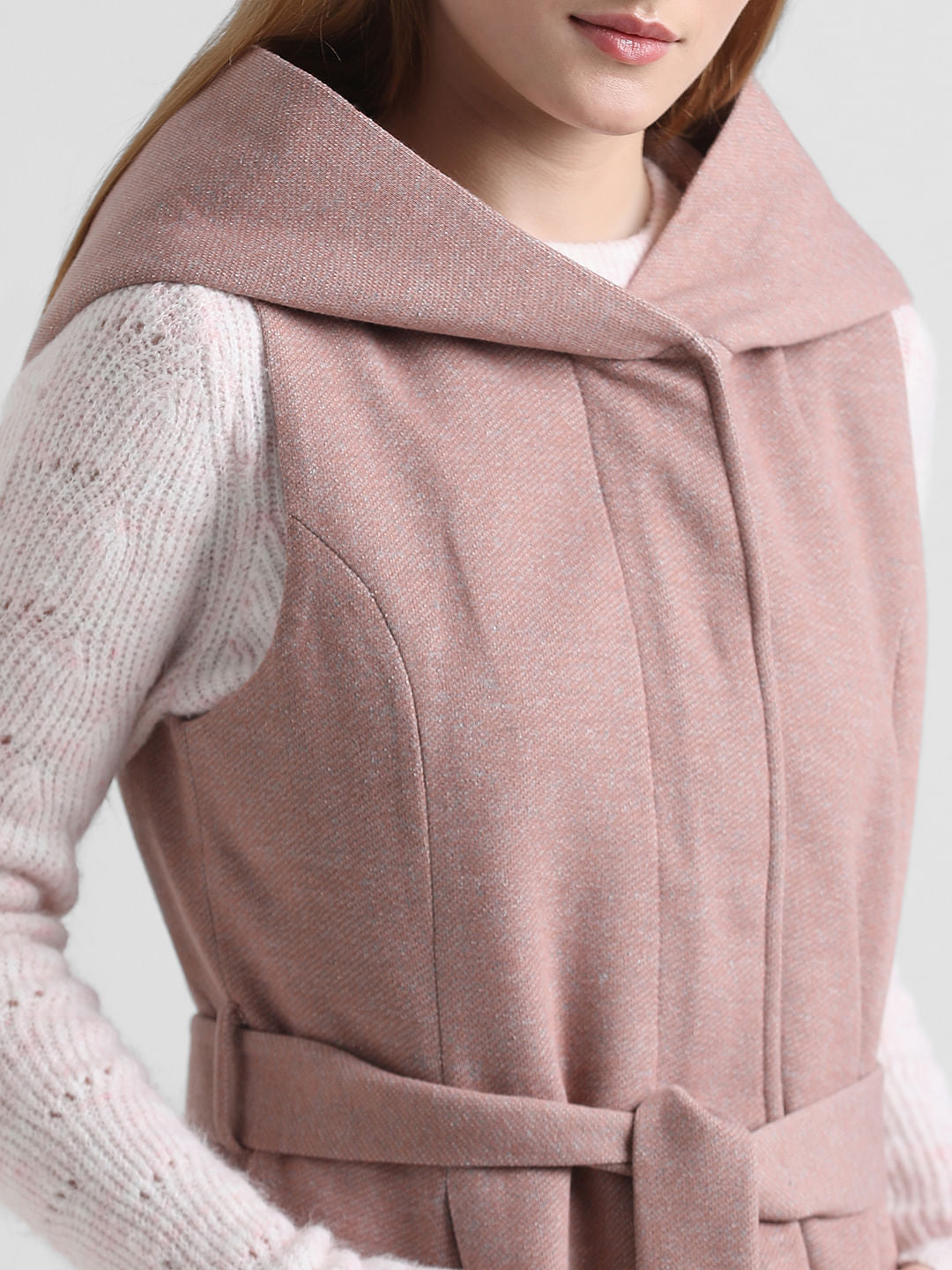 Mocha Brown Long Hooded Coat