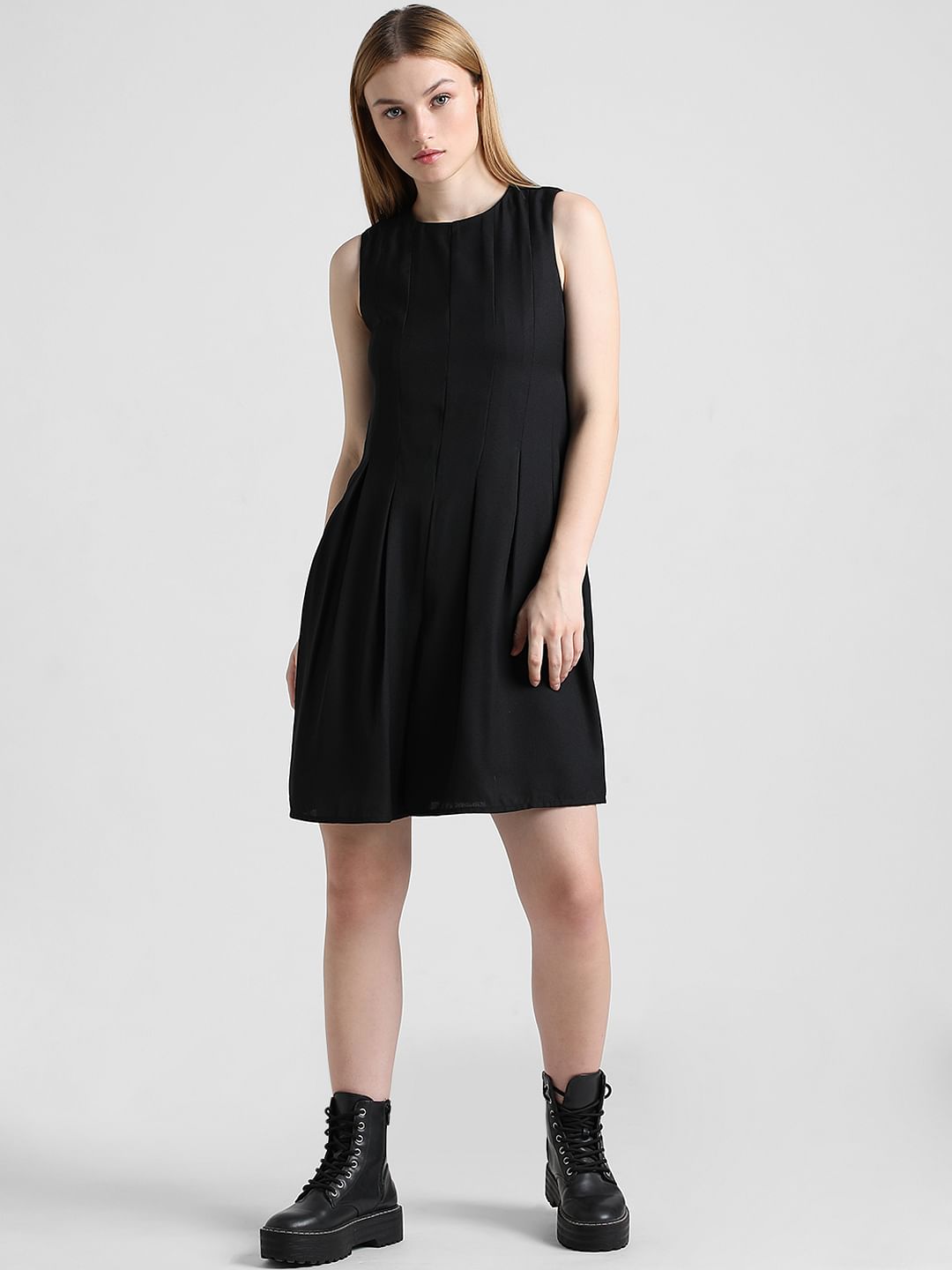 Black Sleeveless Playsuit