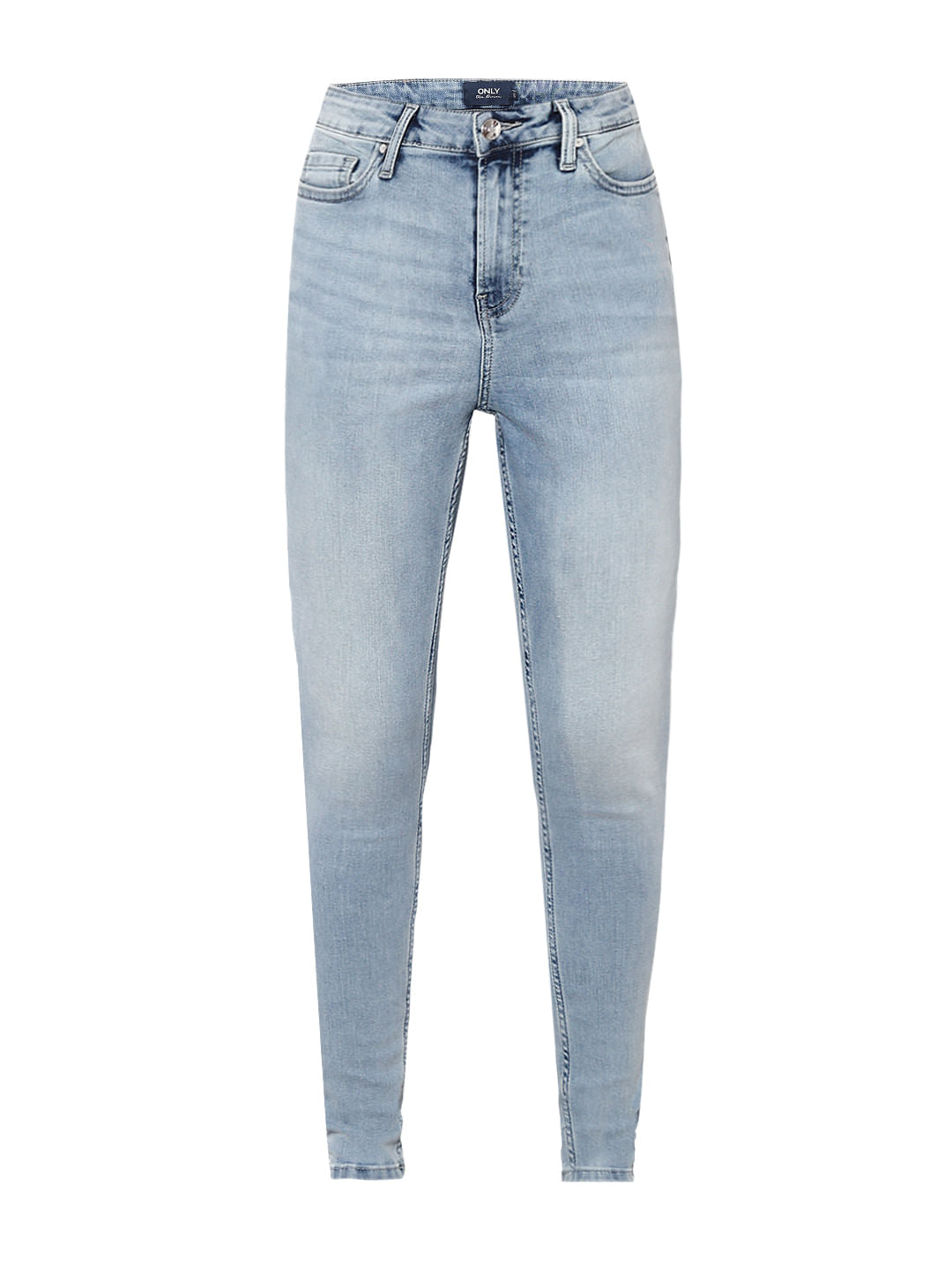 Blue Mid Rise Piper Skinny Jeans