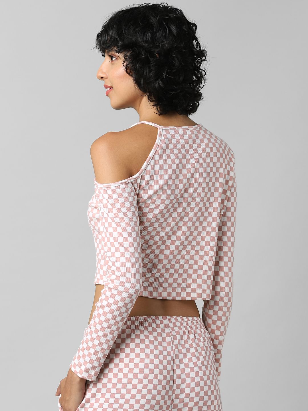 Pink Cut-Out Detail Co-Ord T-Shirt
