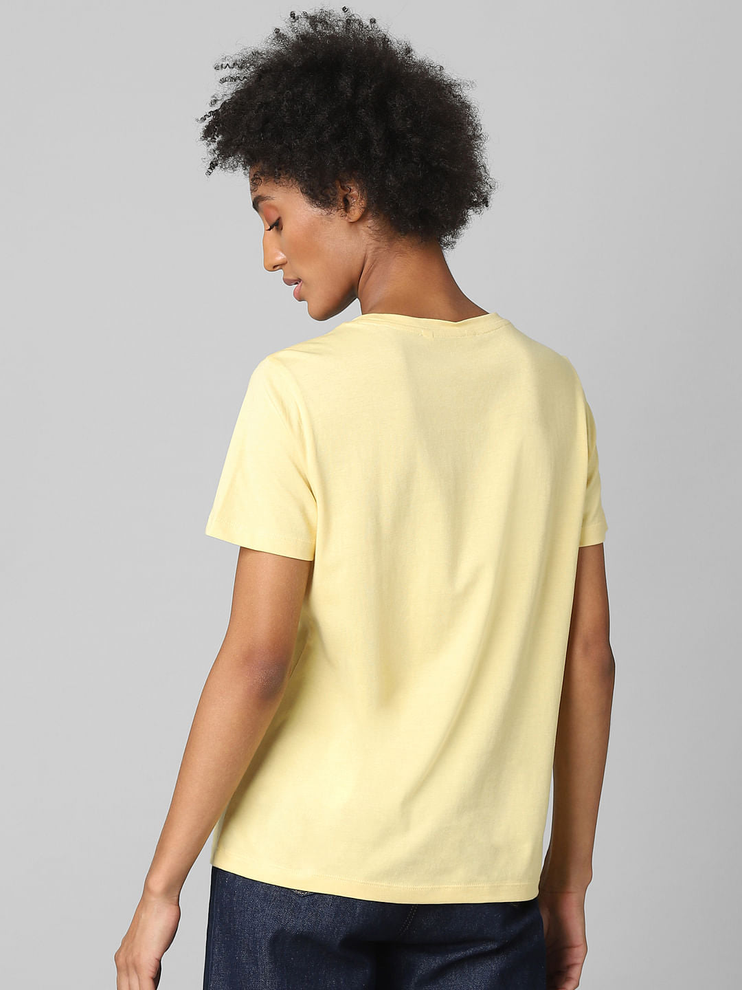 Yellow Graphic Print T-Shirt