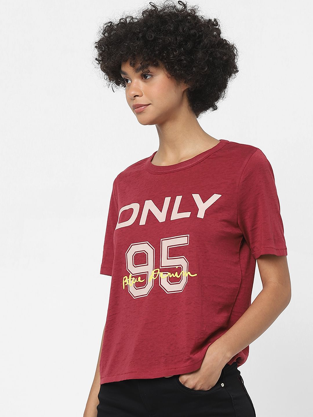 Red Logo Print T-Shirt