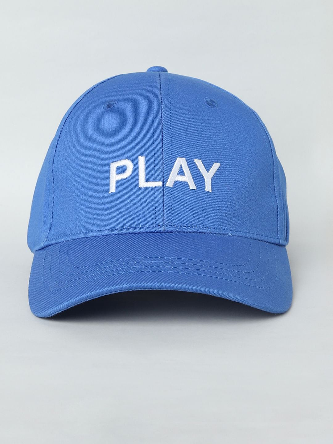 Blue Logo Print Cap