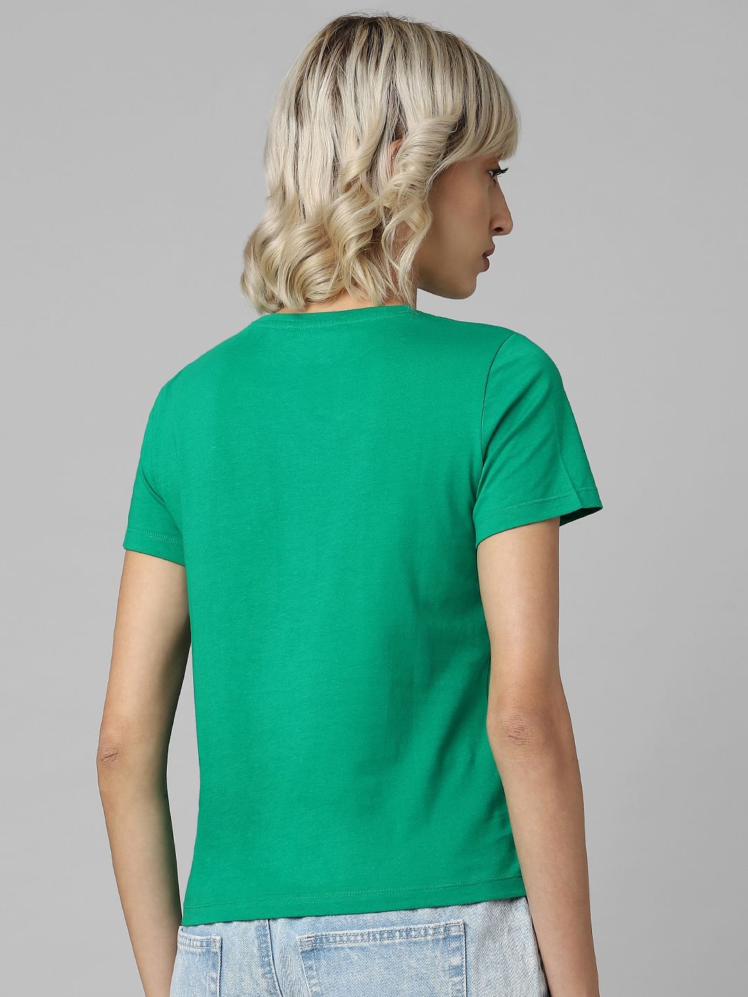 Green Graphic Print T-Shirt