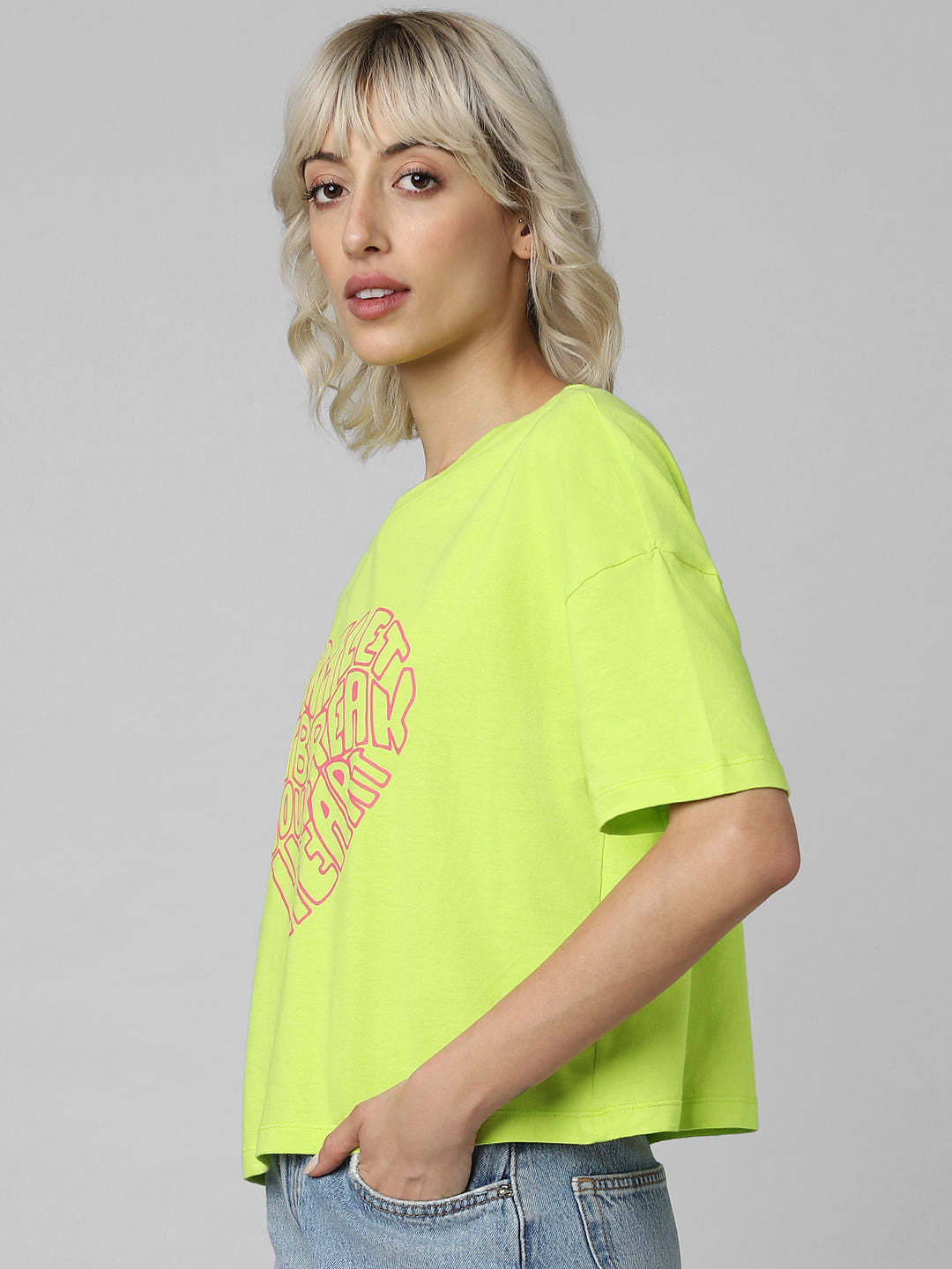 Green Graphic Print T-Shirt