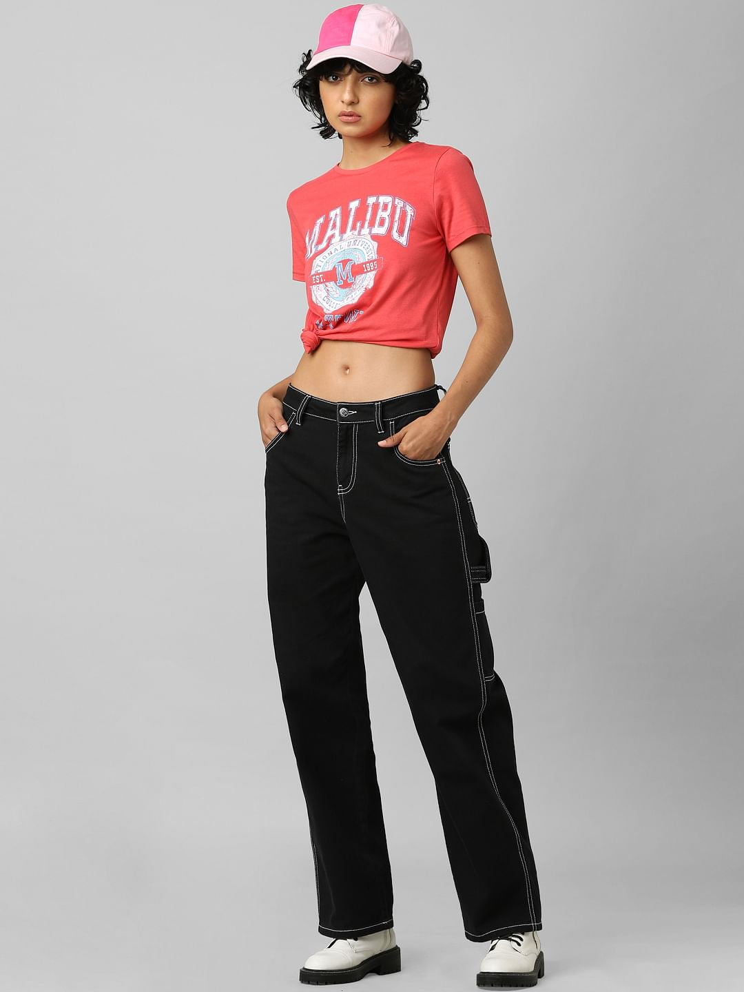 Red Graphic Print T-Shirt