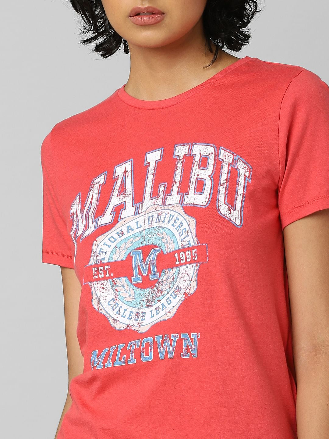 Red Graphic Print T-Shirt