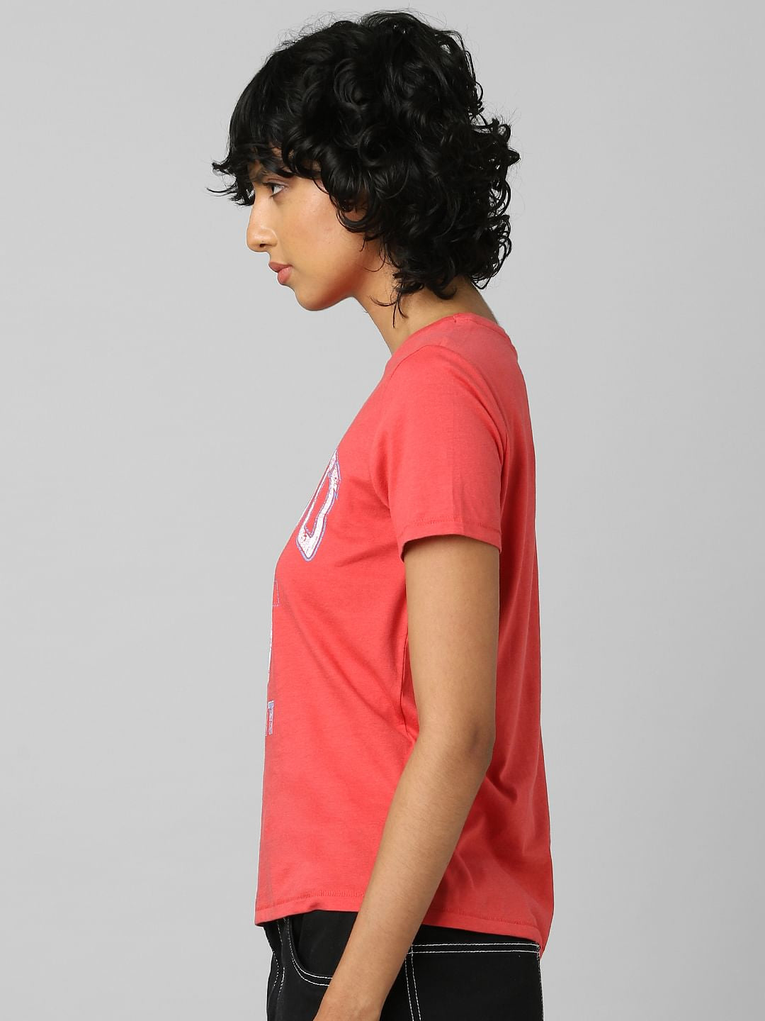 Red Graphic Print T-Shirt