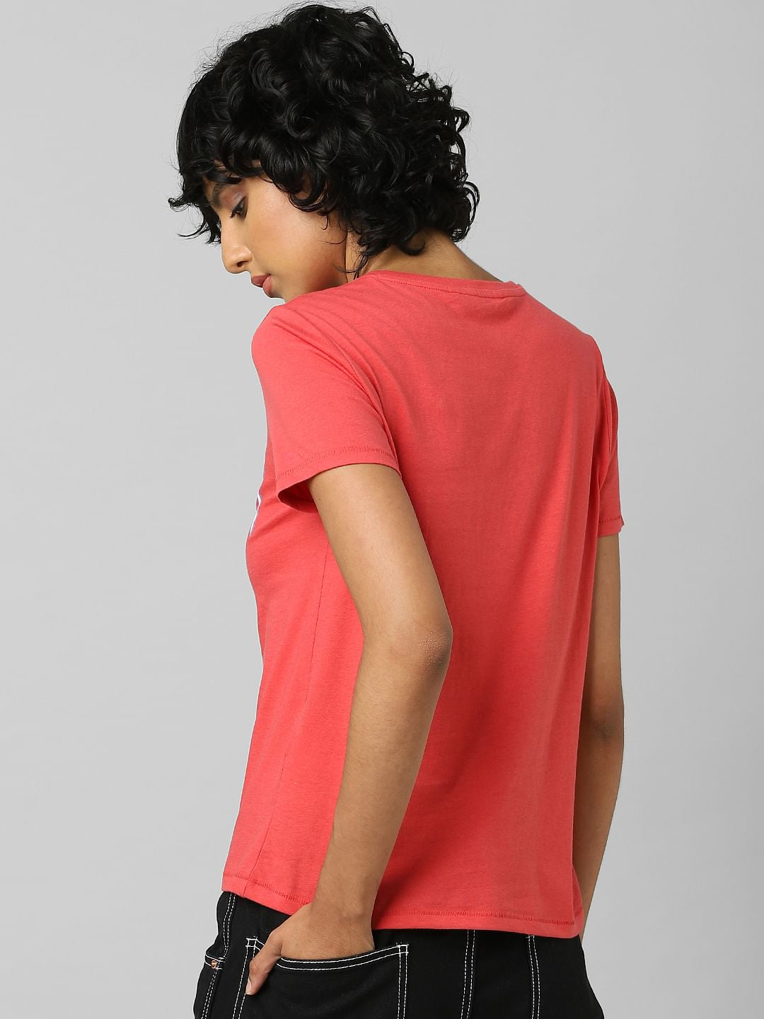 Red Graphic Print T-Shirt