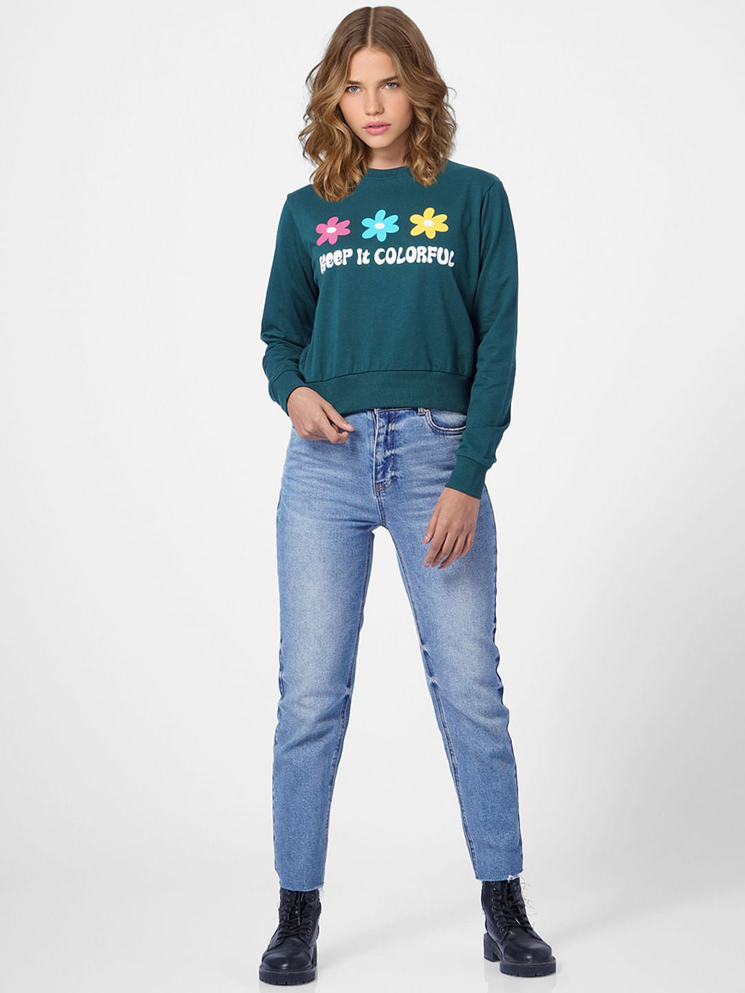 Green Graphic Print T-Shirt