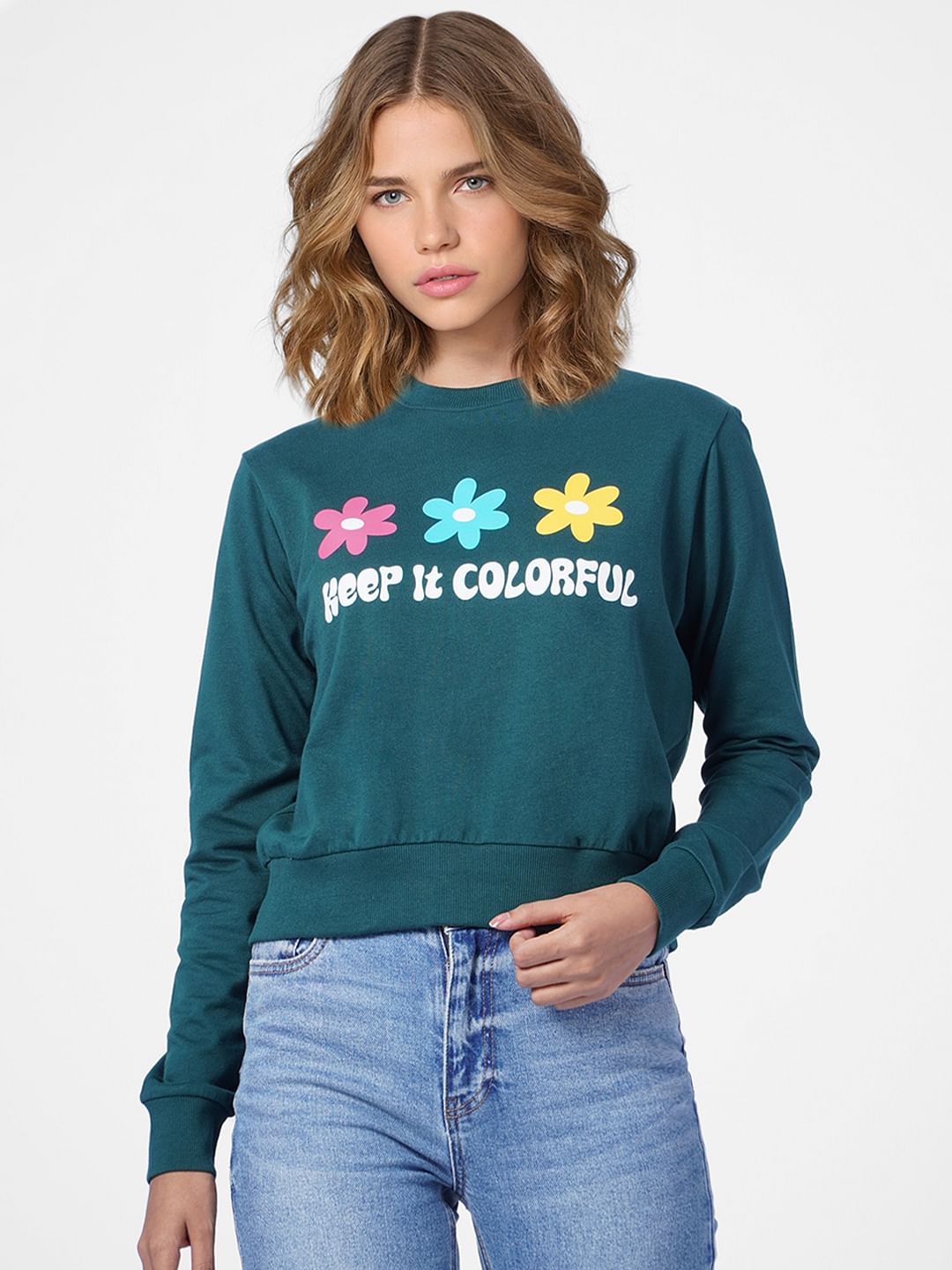 Green Graphic Print T-Shirt