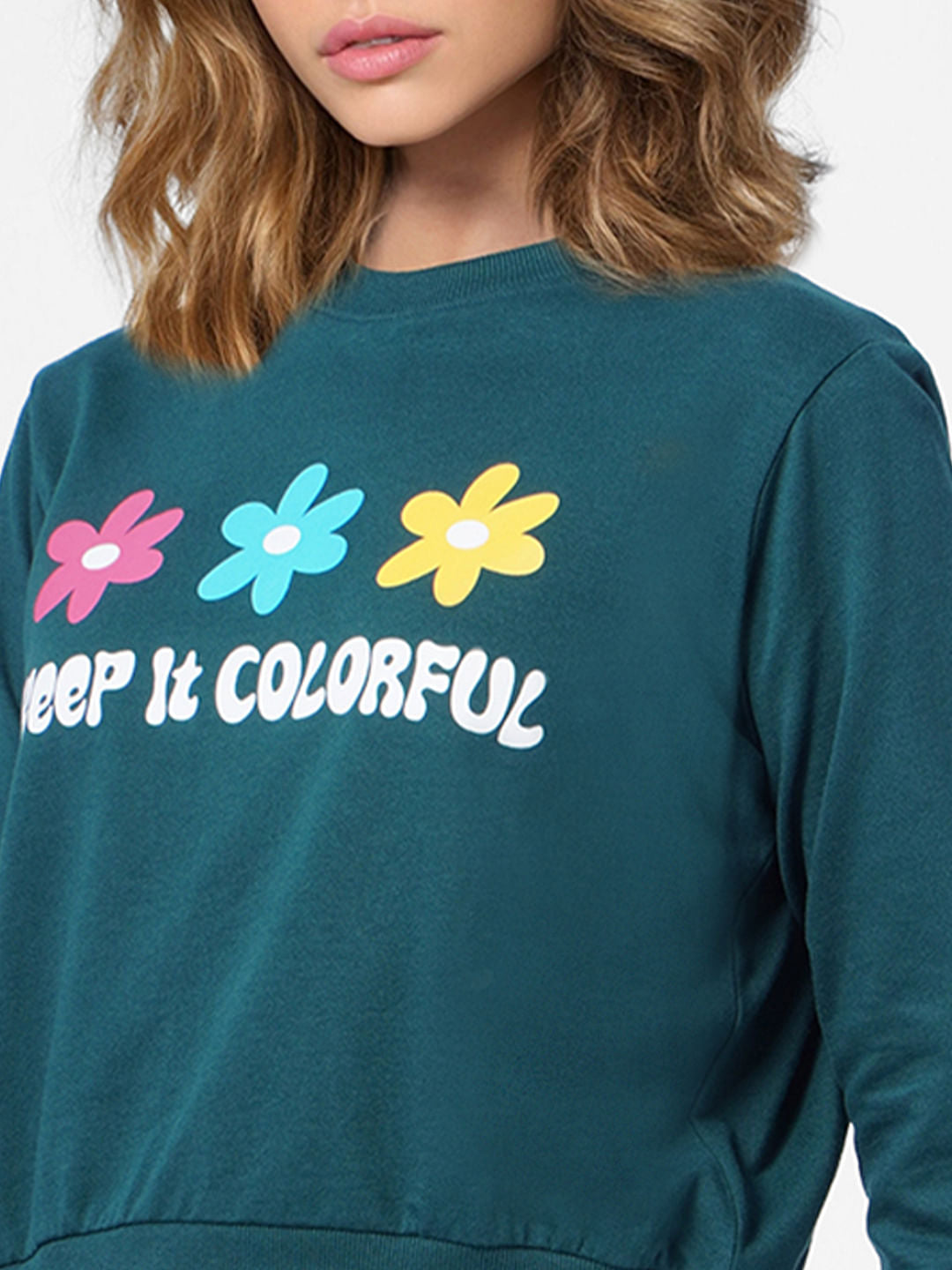 Green Graphic Print T-Shirt