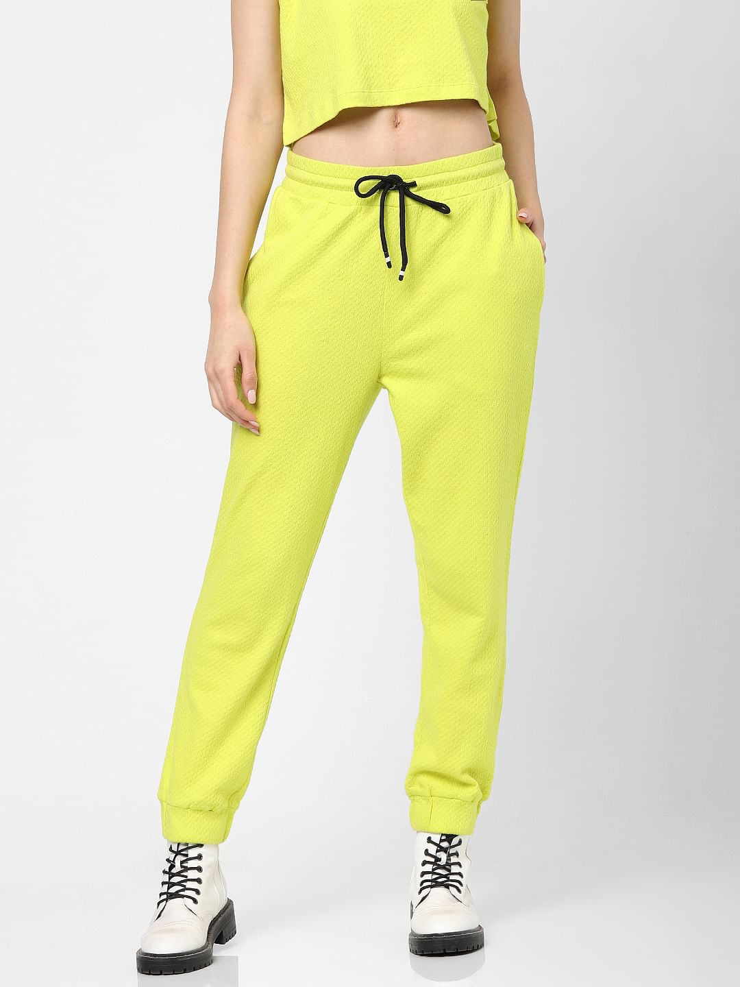 Green High Rise Co-Ord Joggers
