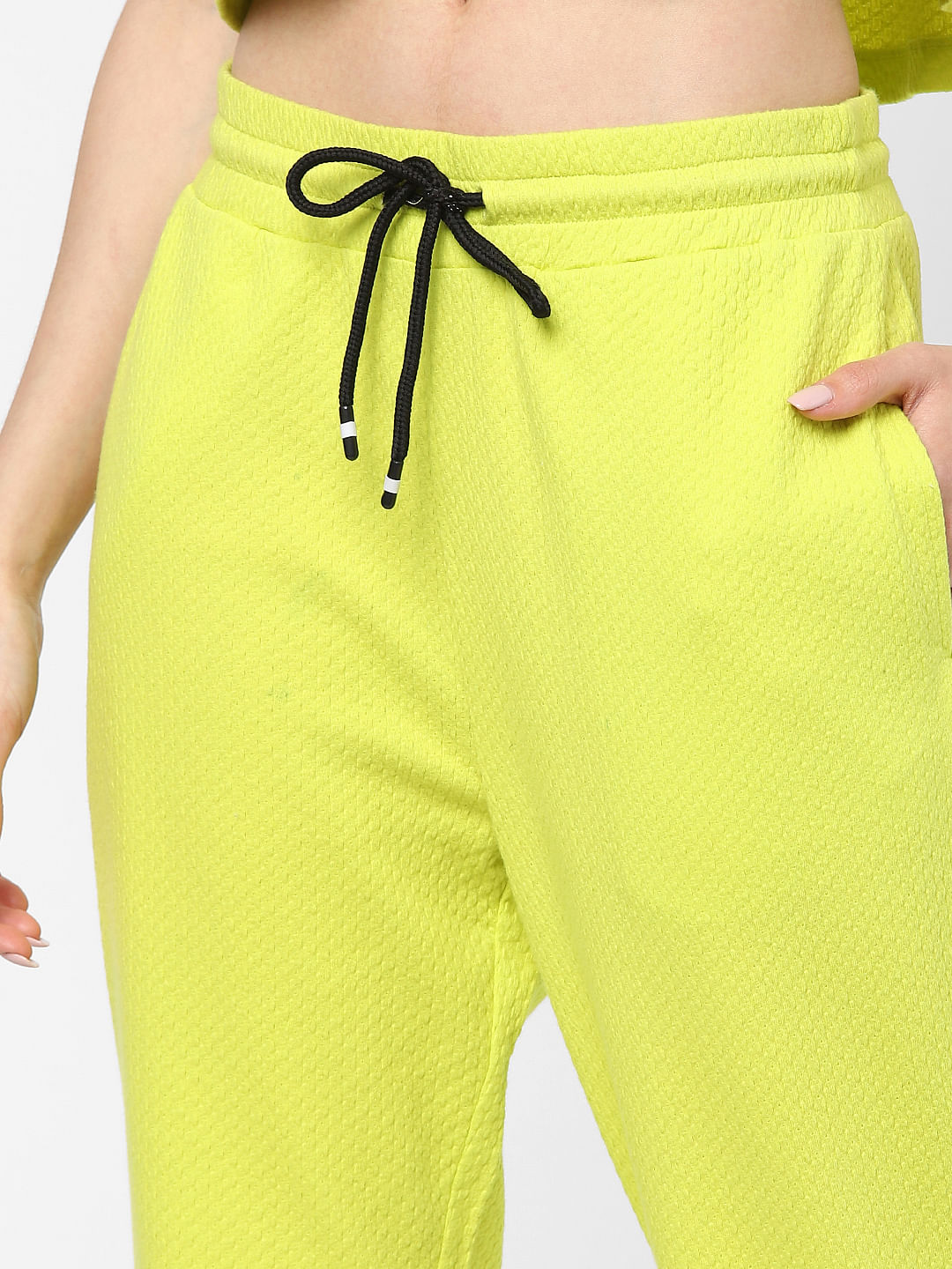 Green High Rise Co-Ord Joggers