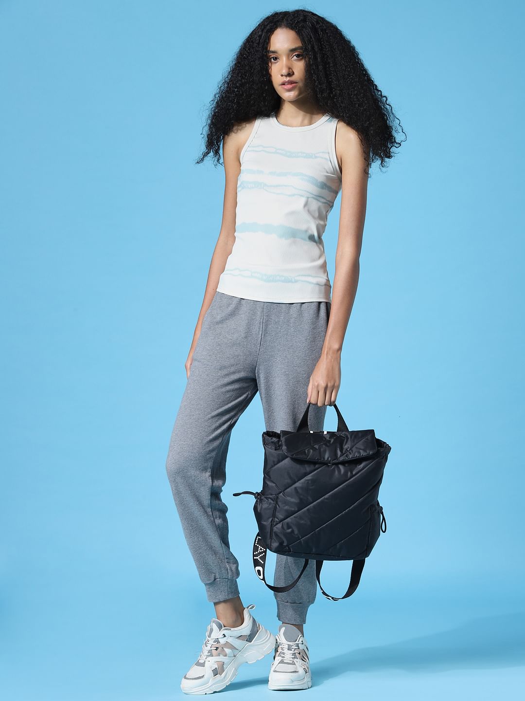 Play Beige Tie Dye Tank Top