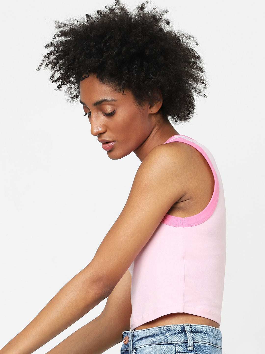 Pink Graphic Print Top