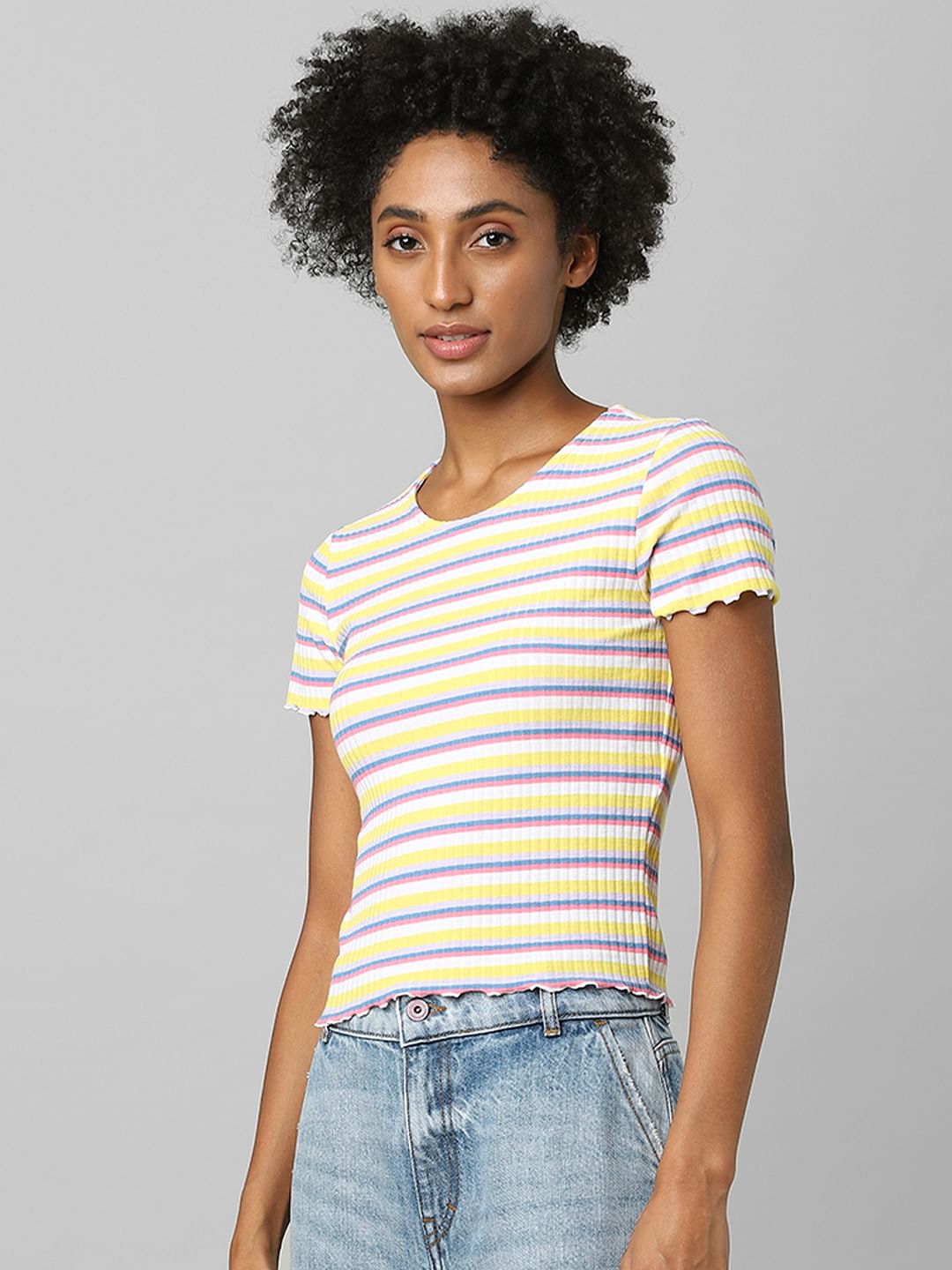 Yellow Striped T-Shirt