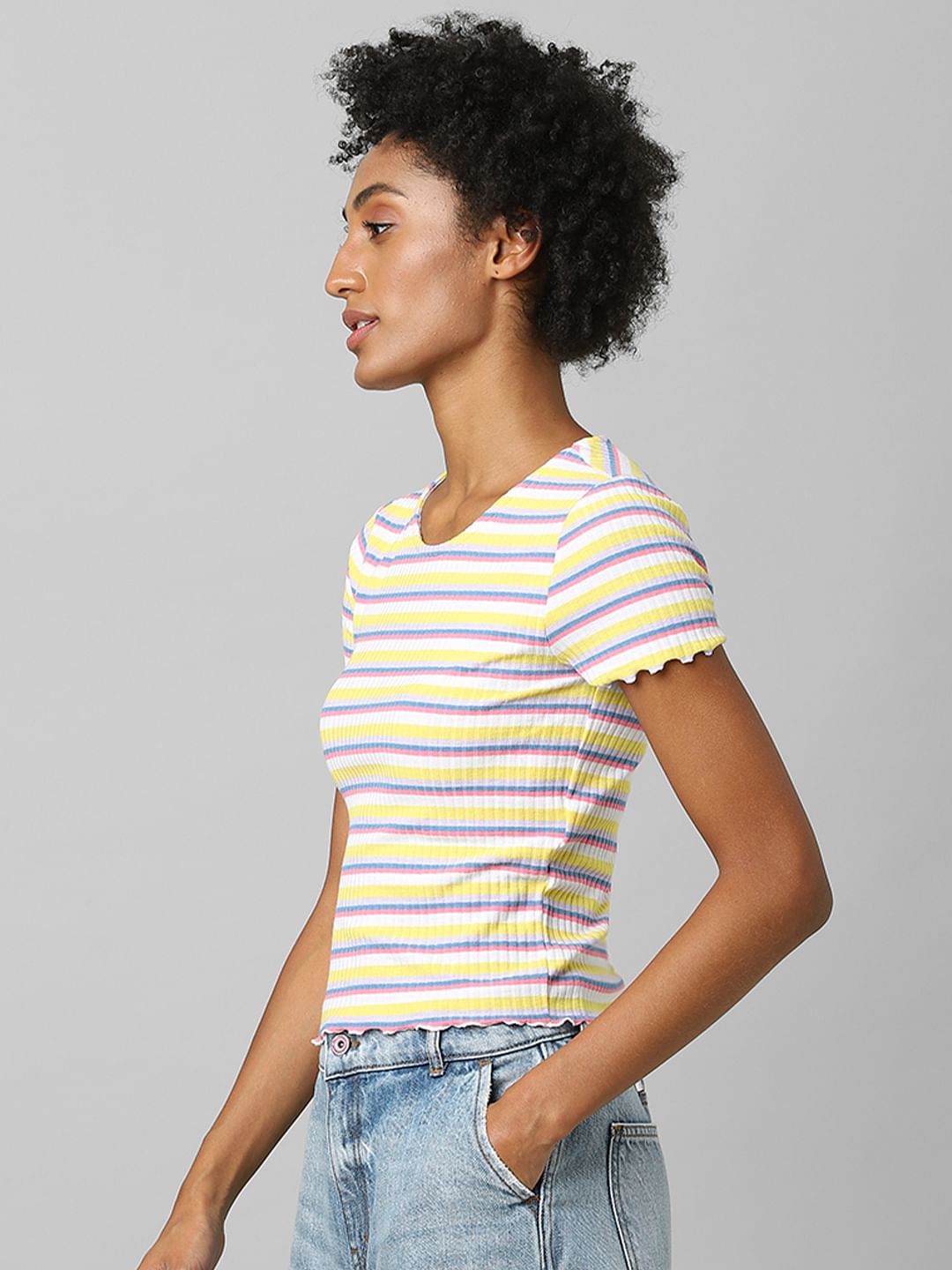 Yellow Striped T-Shirt