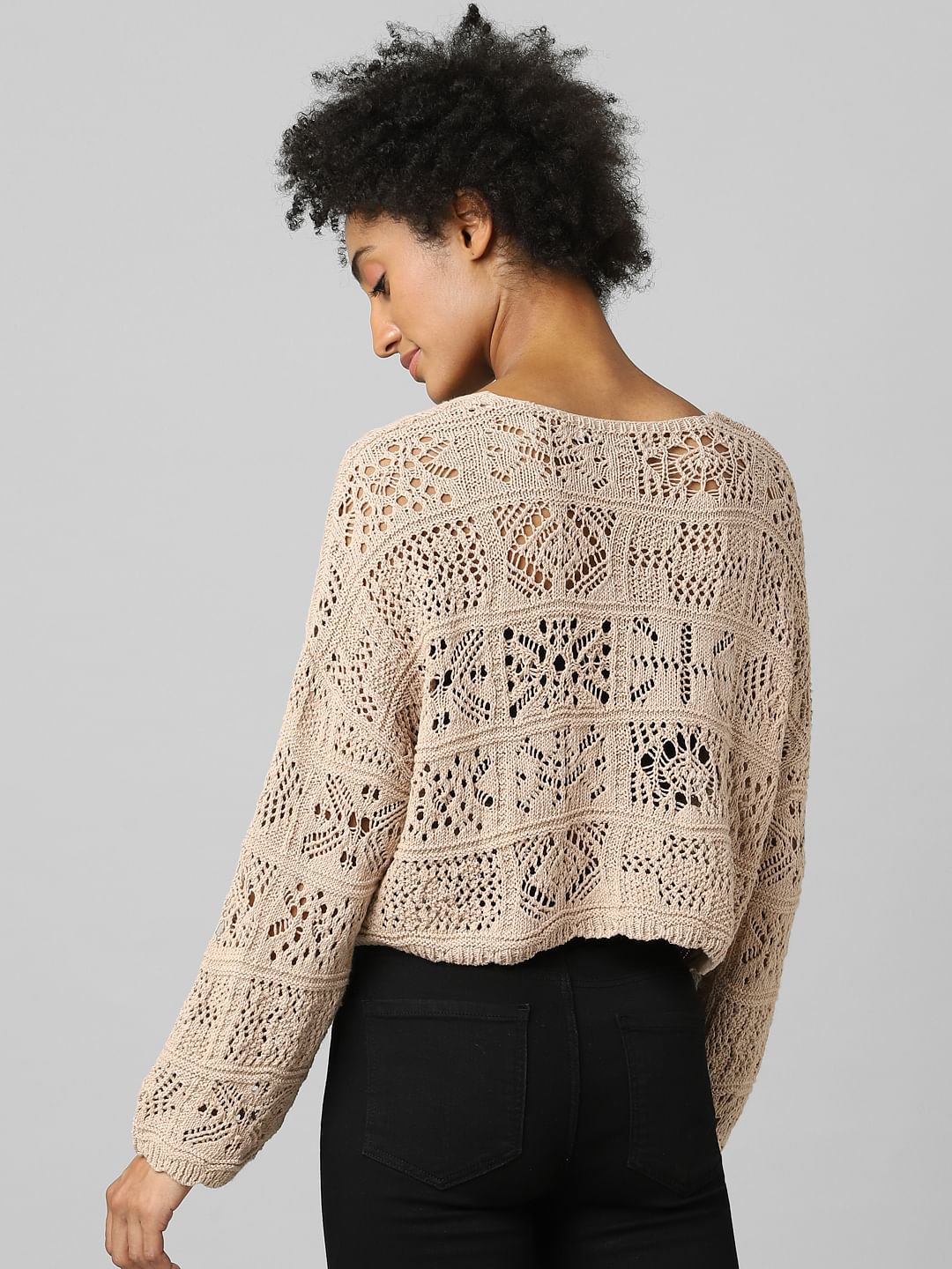 Off-White Crochet Cardigan