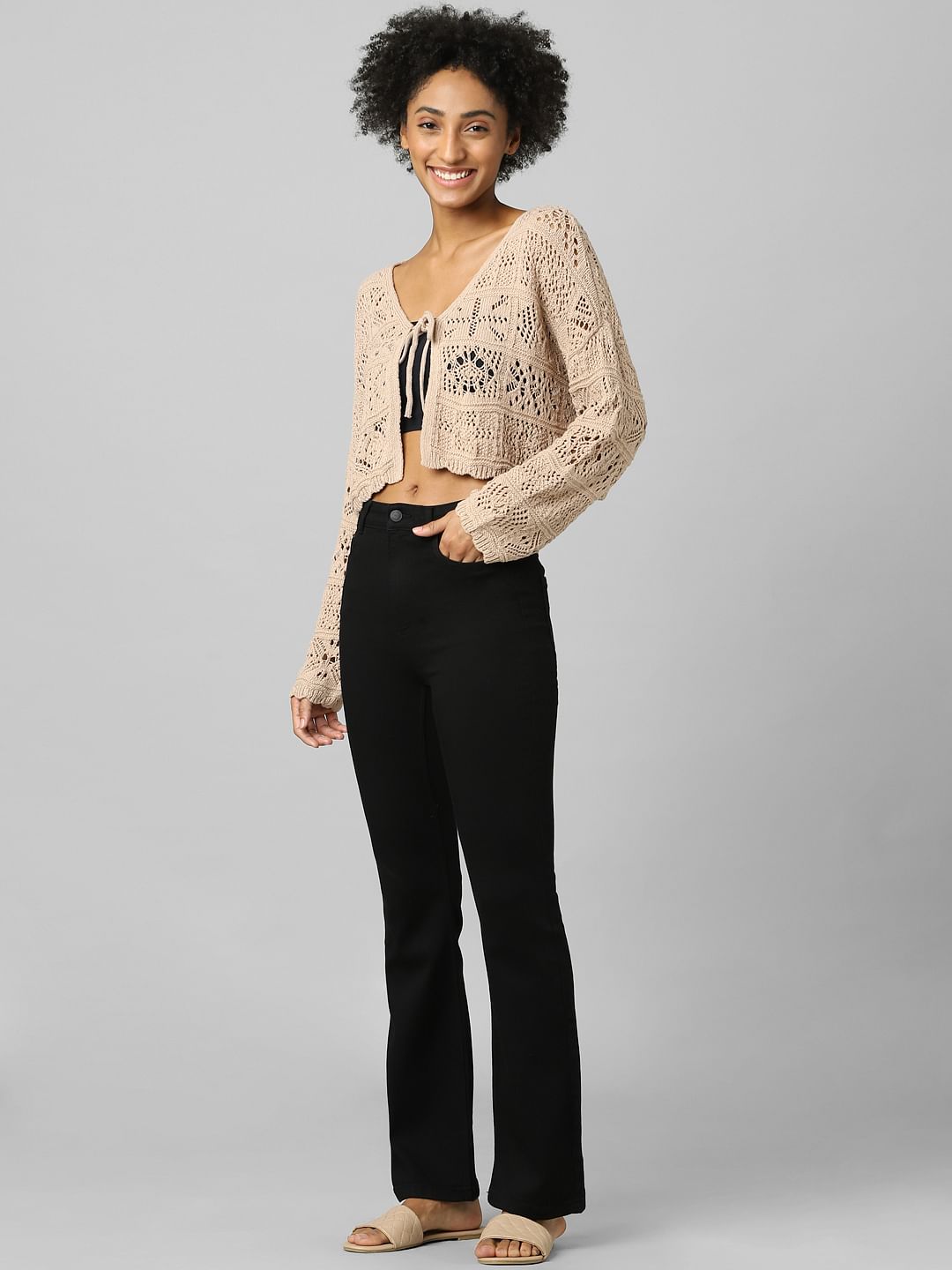 Off-White Crochet Cardigan