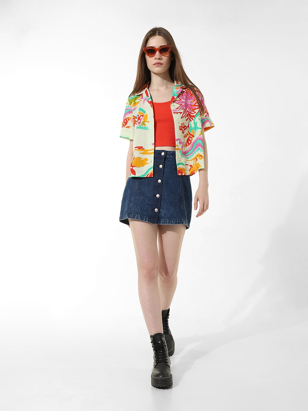 Multi-Colour Printed Resort Shirt