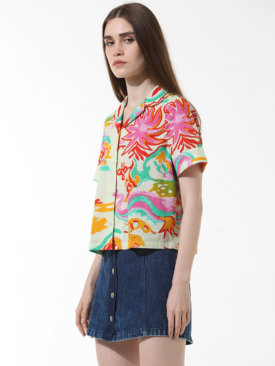 Multi-Colour Printed Resort Shirt