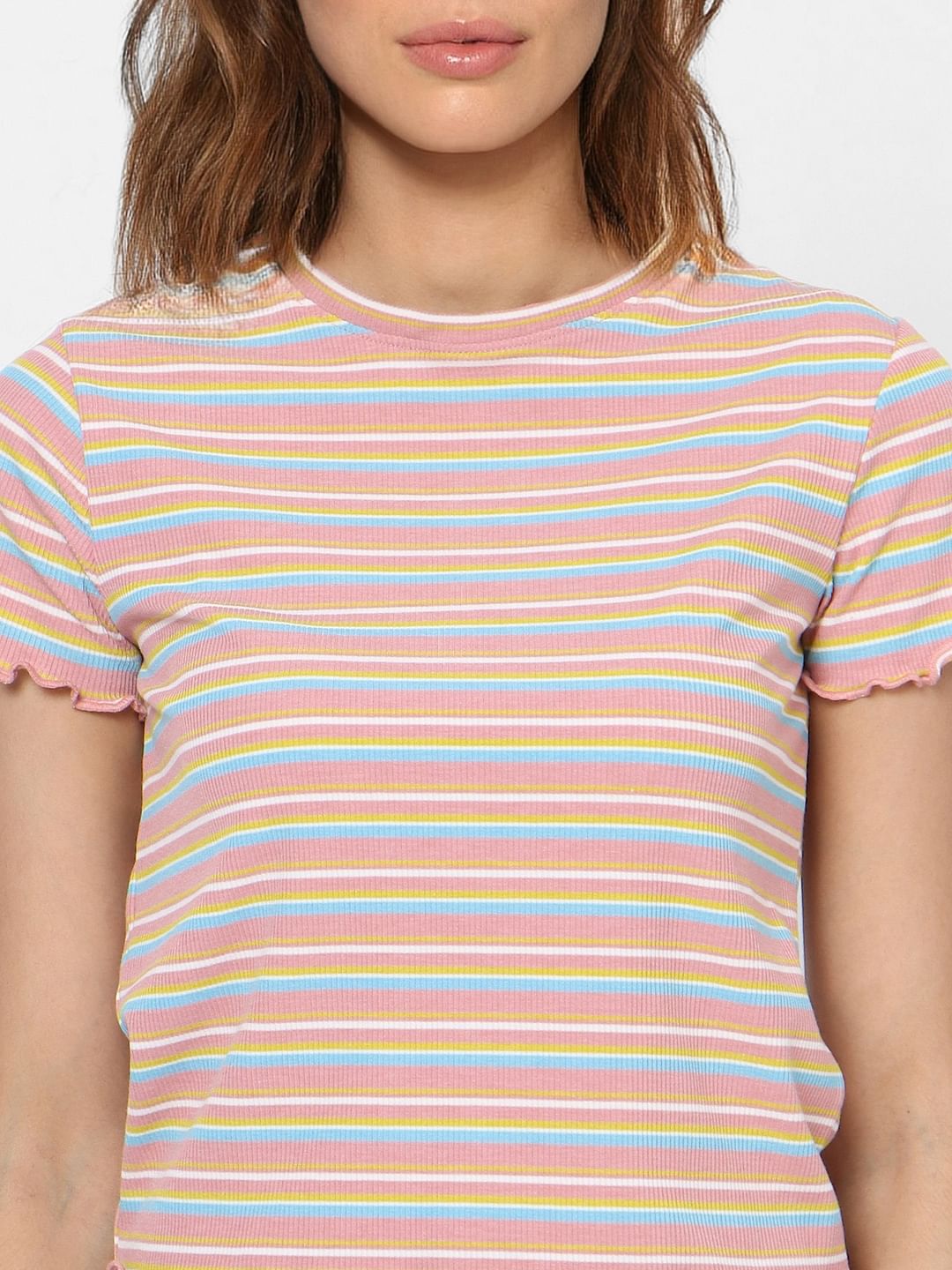 Pink Striped T-Shirt
