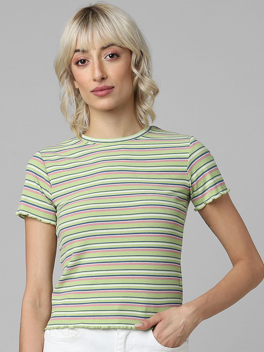 Green Striped T-Shirt