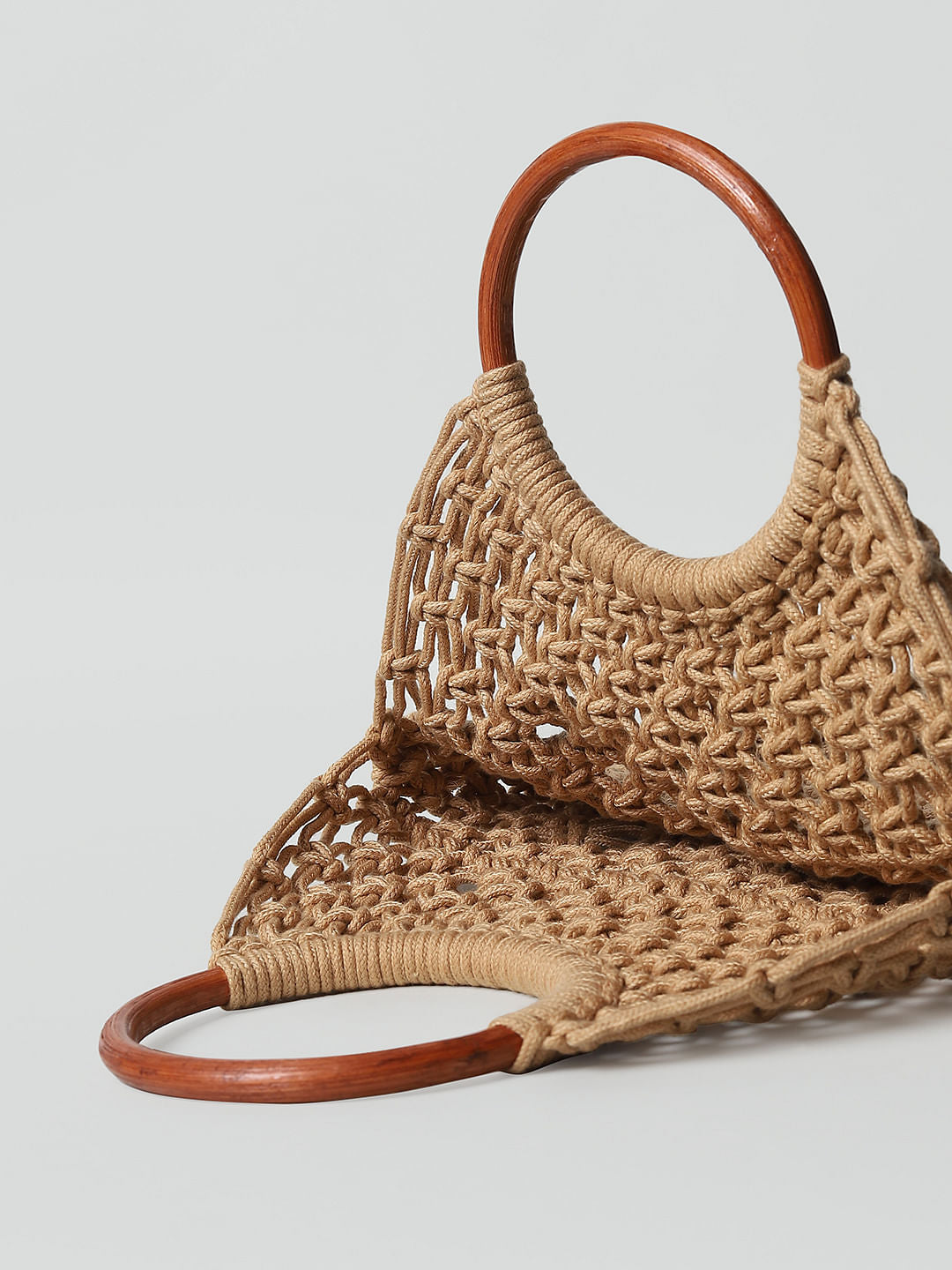 Brown Crochet Bag