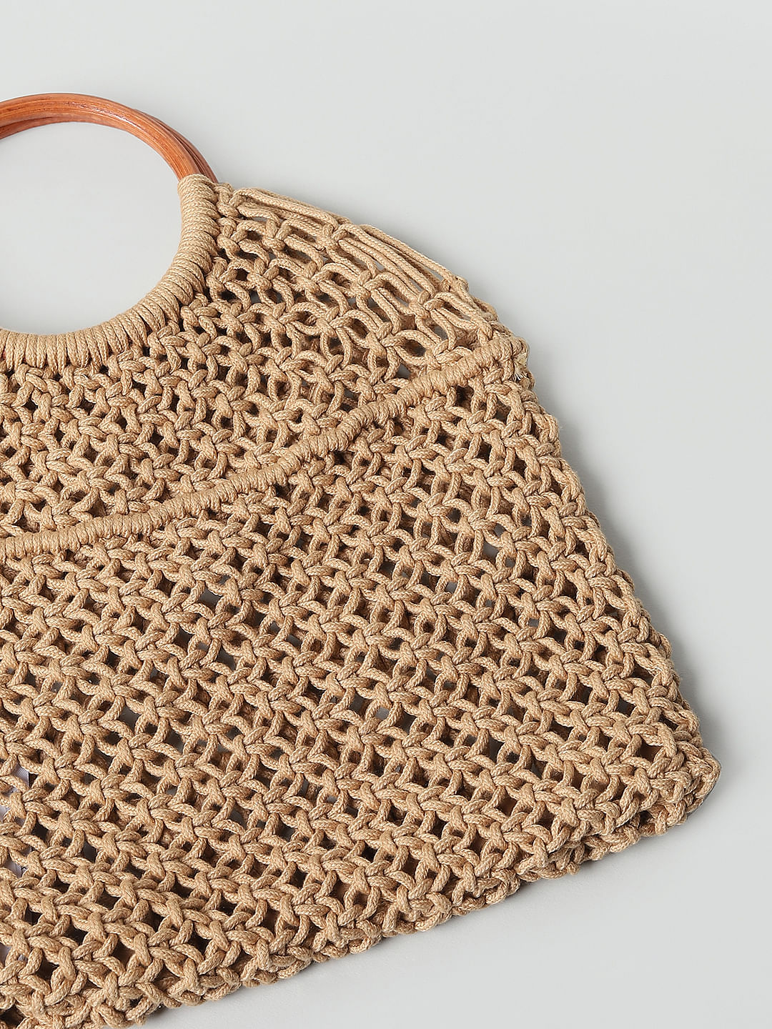 Brown Crochet Bag