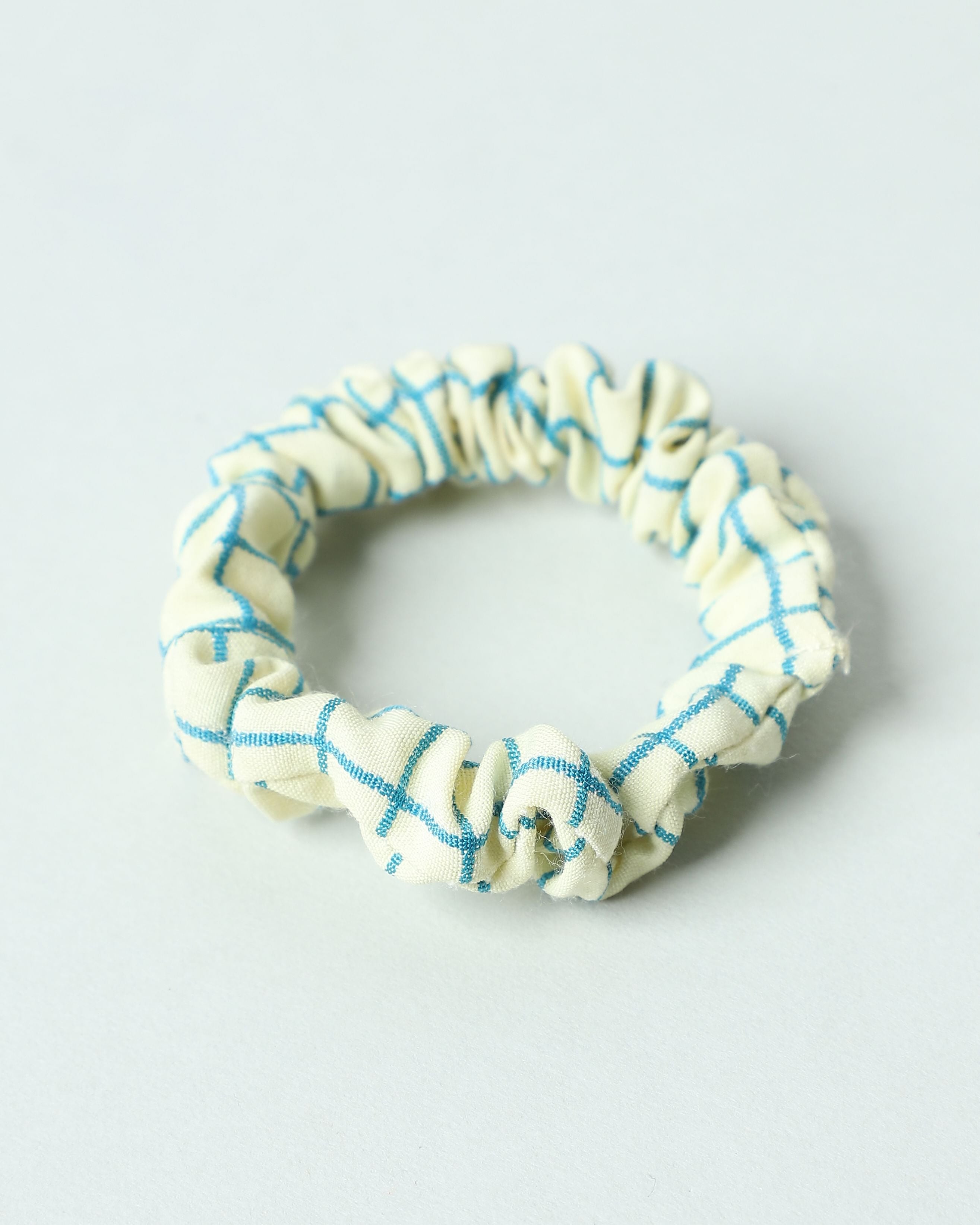 Pack Of 4 Checks Scrunchies - Multi-Coloured