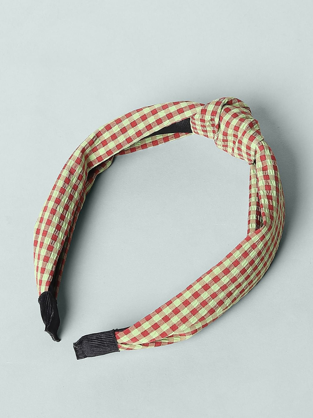 Green Checks Hairband