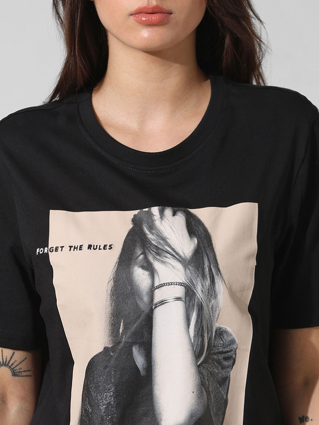 Black Photobox Print T-Shirt
