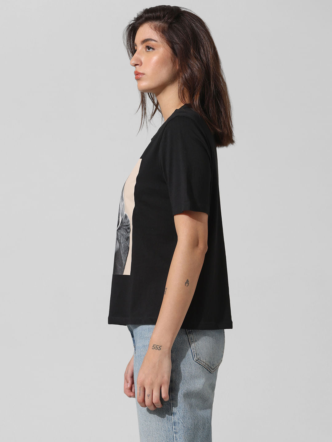 Black Photobox Print T-Shirt