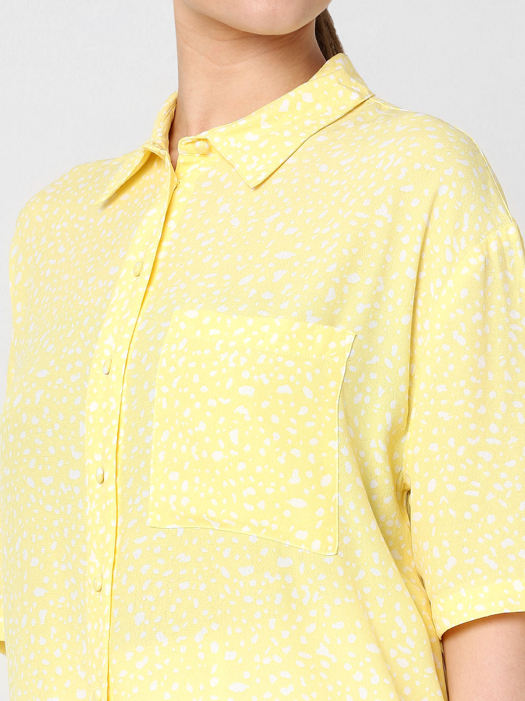 Yellow Printed Shirt