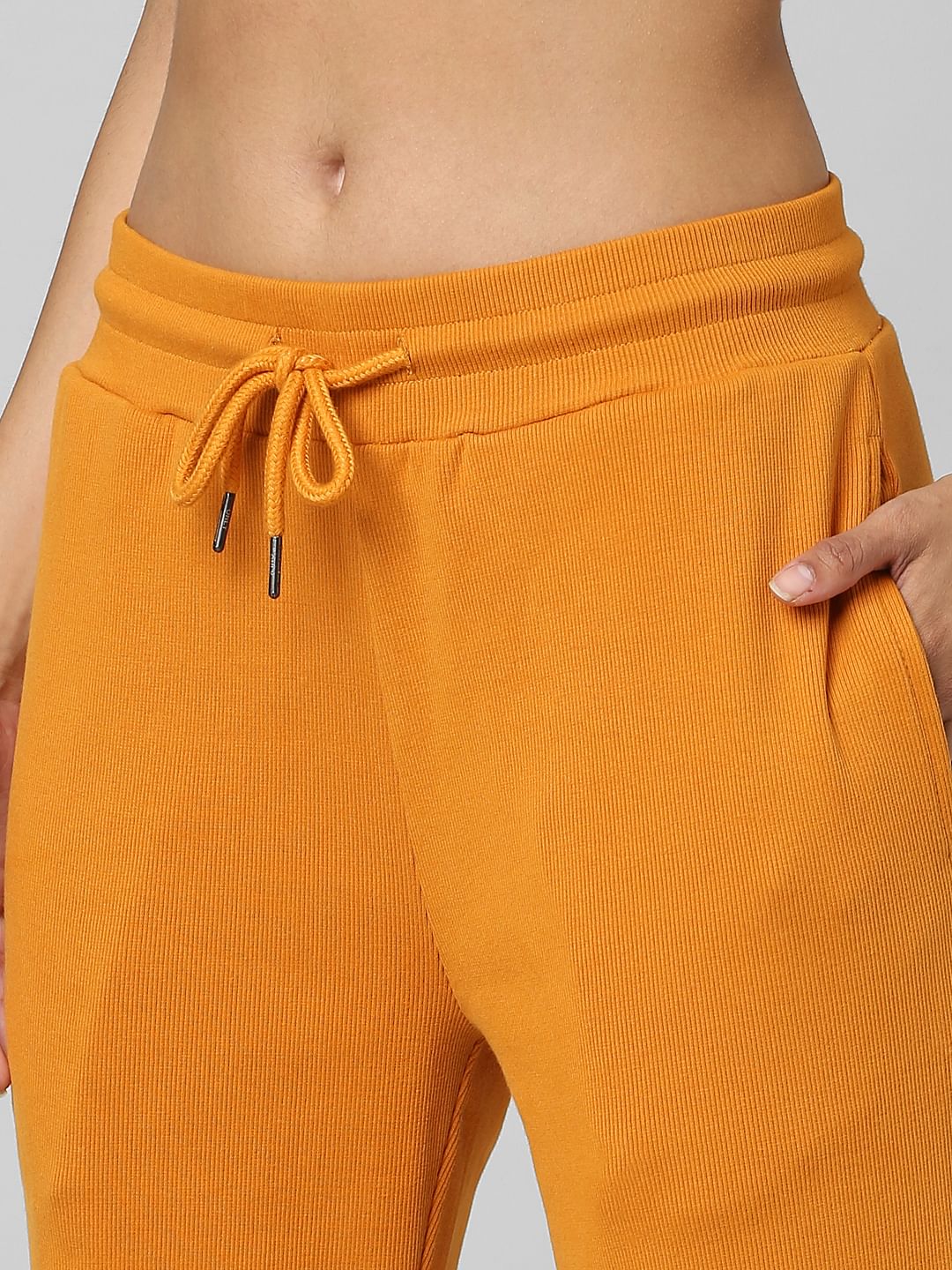 Mustard High Rise Co-Ord Flared Pants