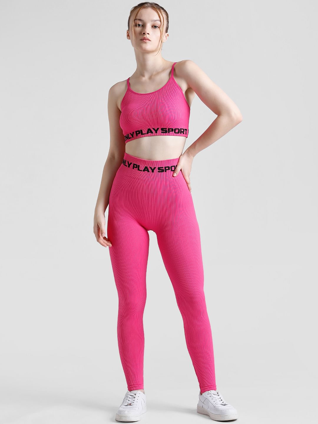 Play Pink Seamless Sports Bra