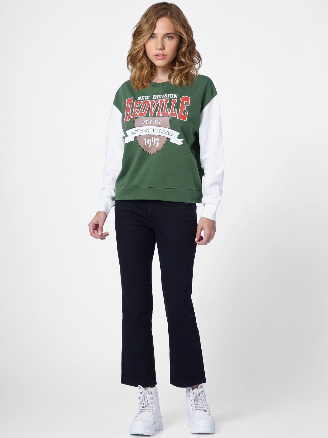 Green Varsity Sweatshirt
