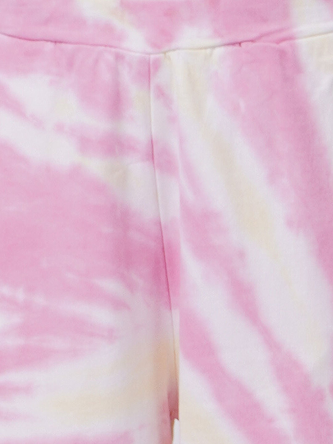 Girls Pink Tie Dye Joggers