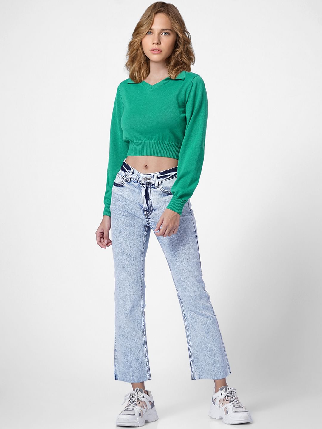 Green Polo Neck Jumper