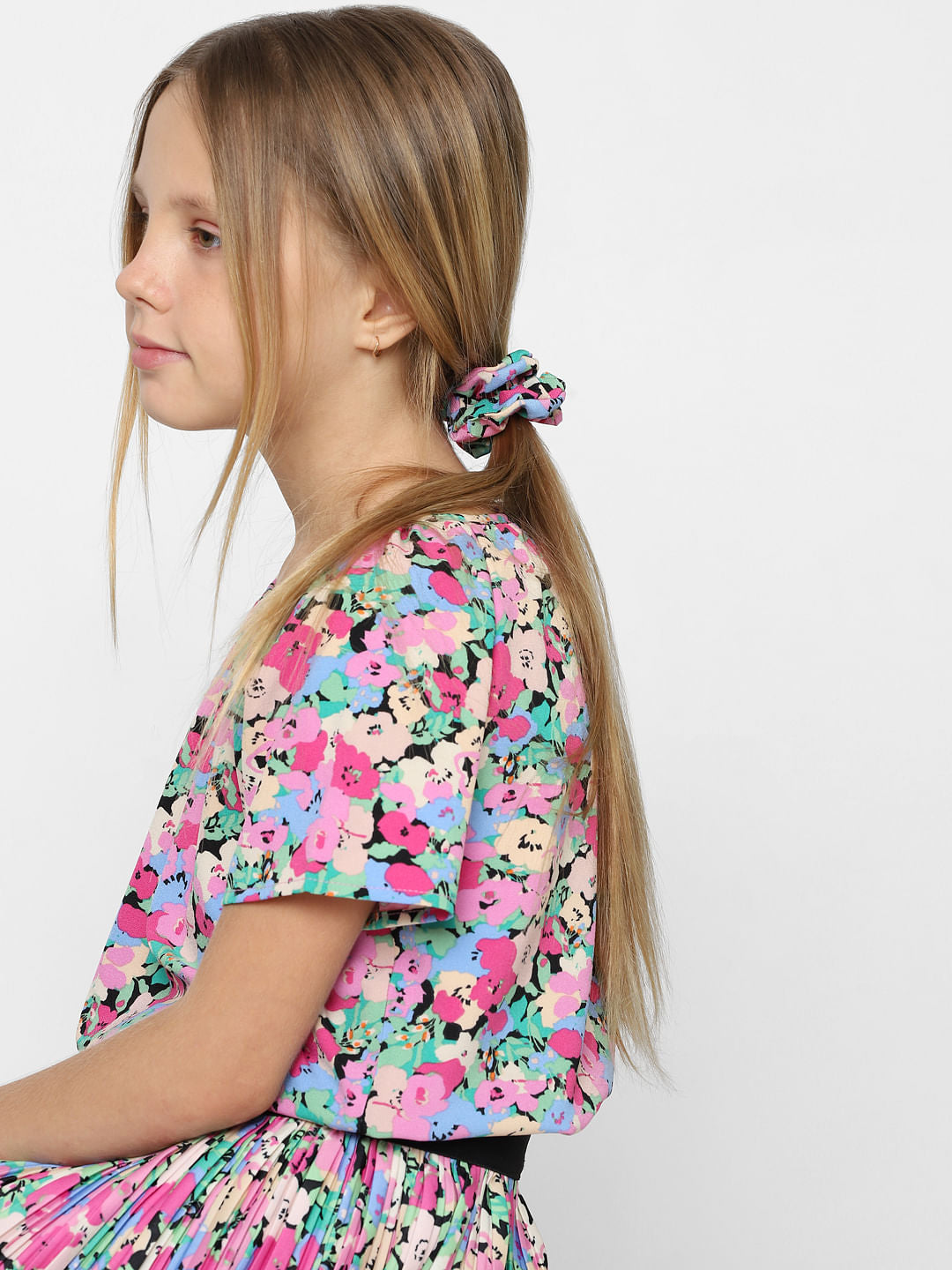 Girls Pack Of 3 Hair Scrunchies