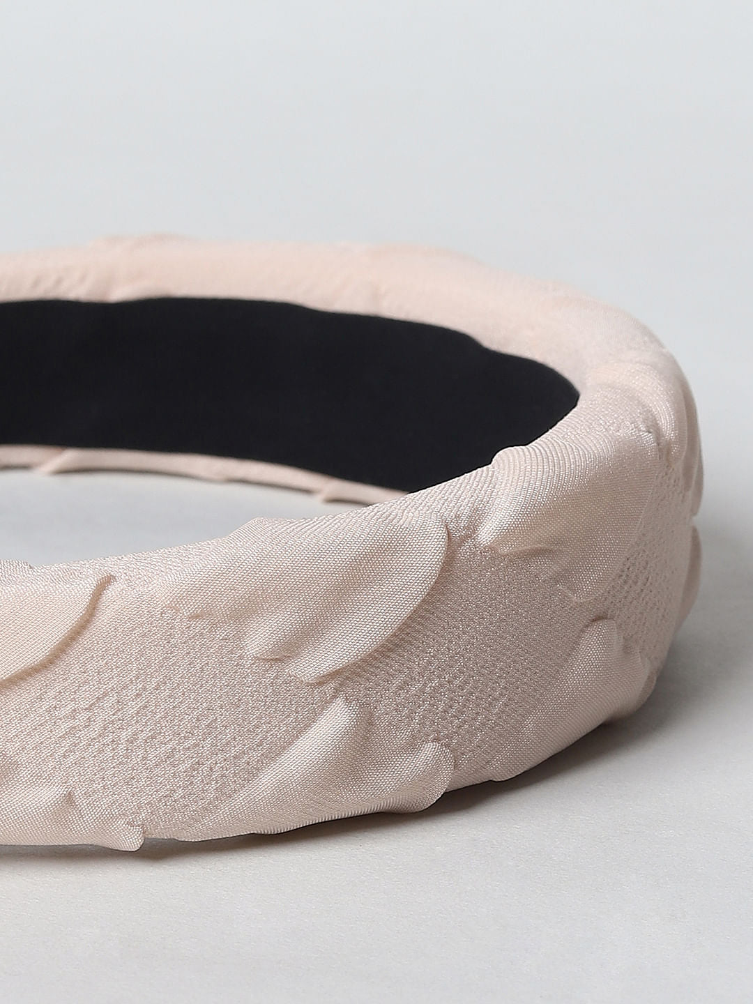 Girls Beige Hairband & Scrunchie Set