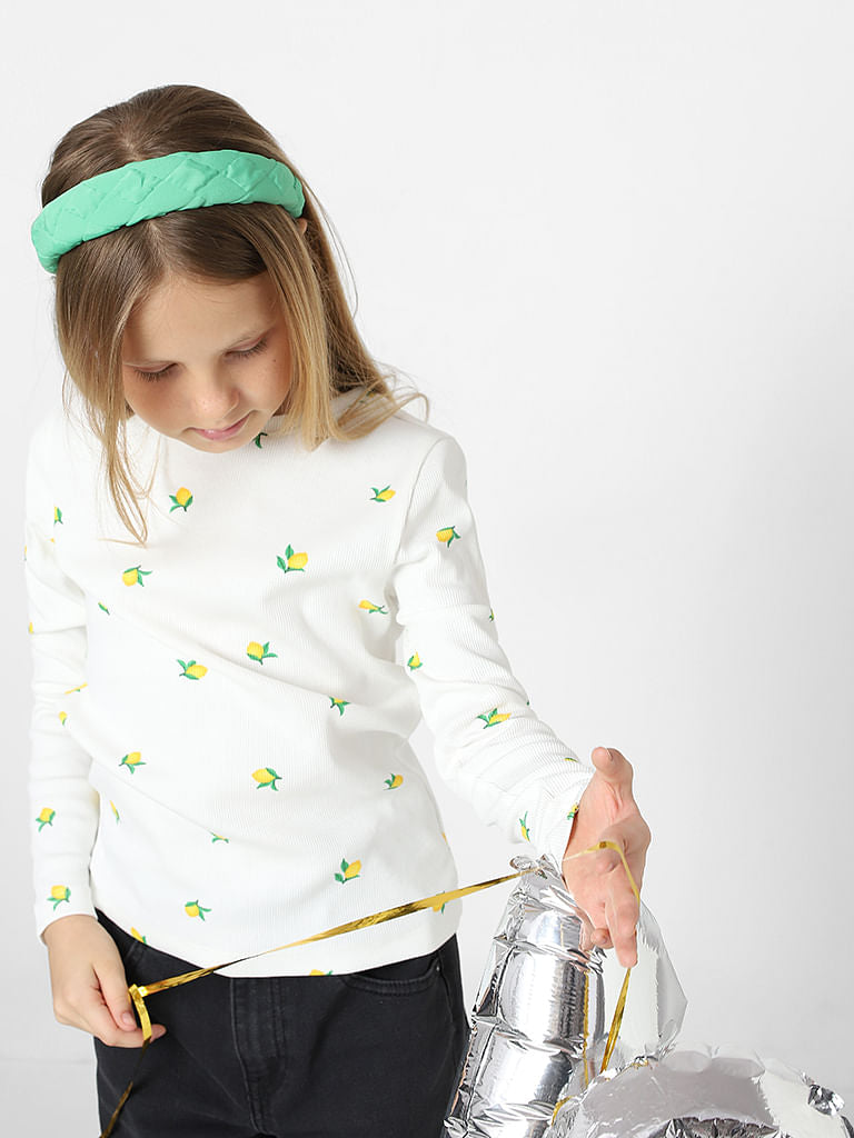 Girls Green Hairband & Scrunchie Set