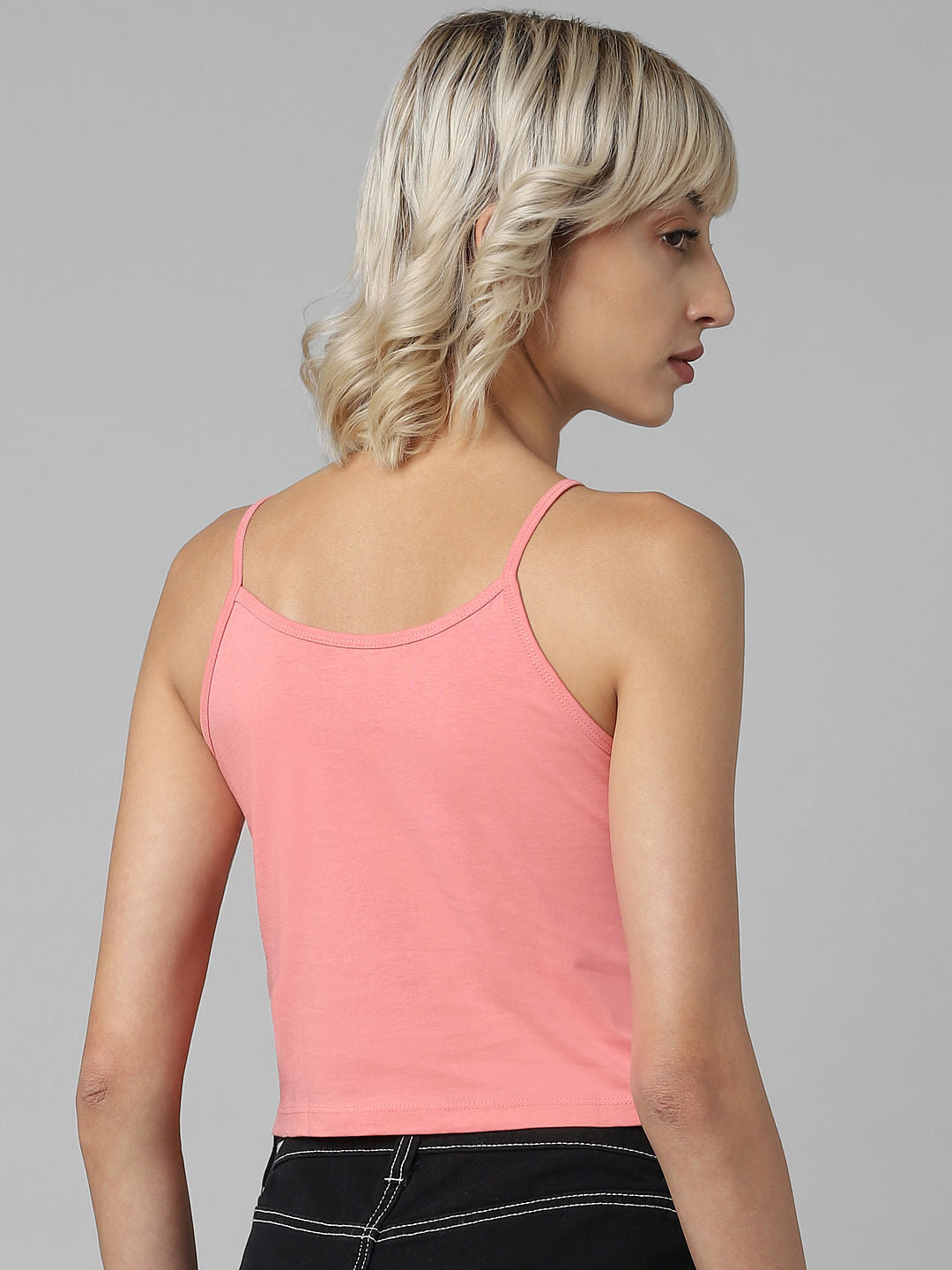 Pink Graphic Print Singlet