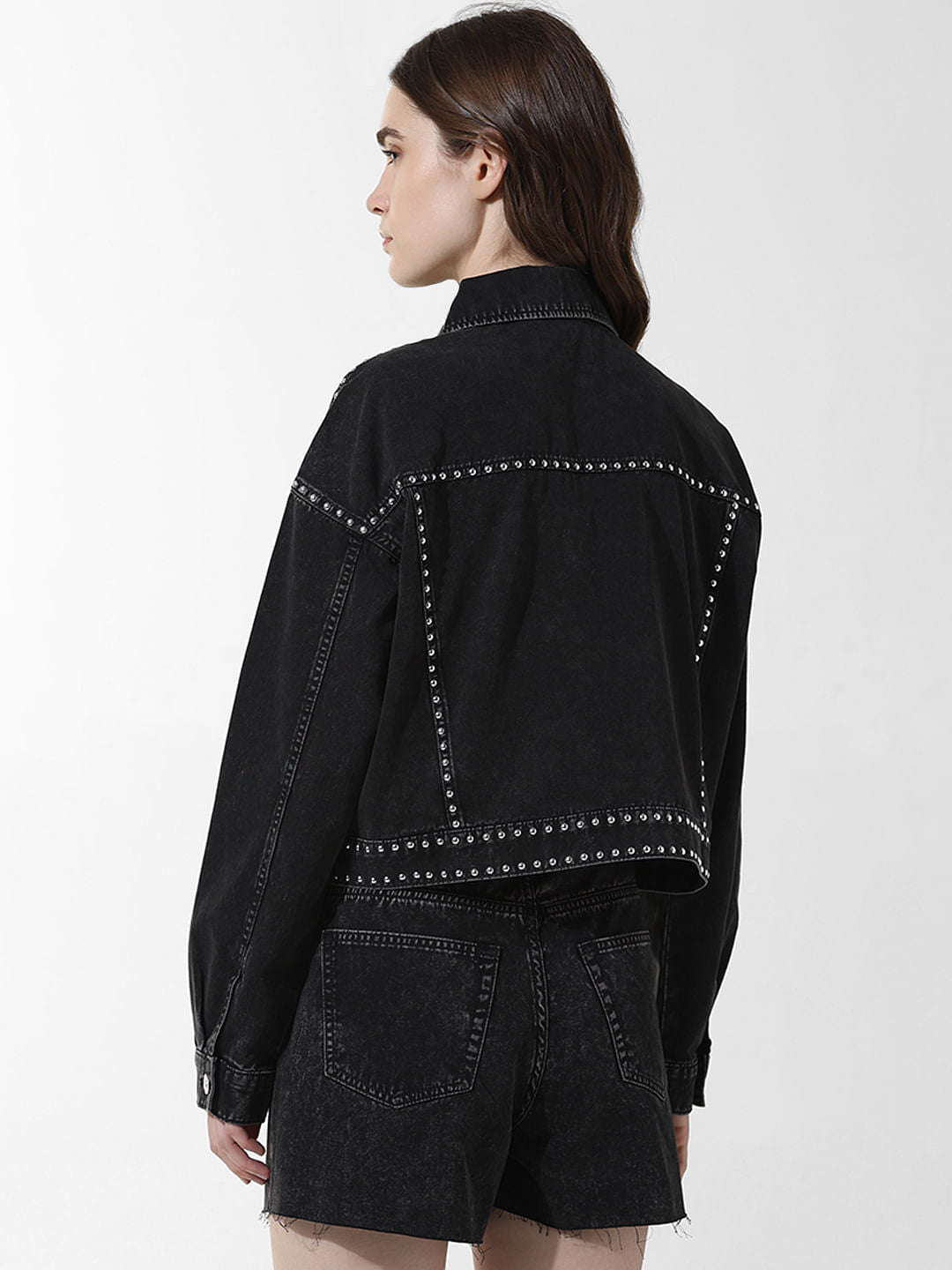 Black Embellished Co-Ord Set Jacket