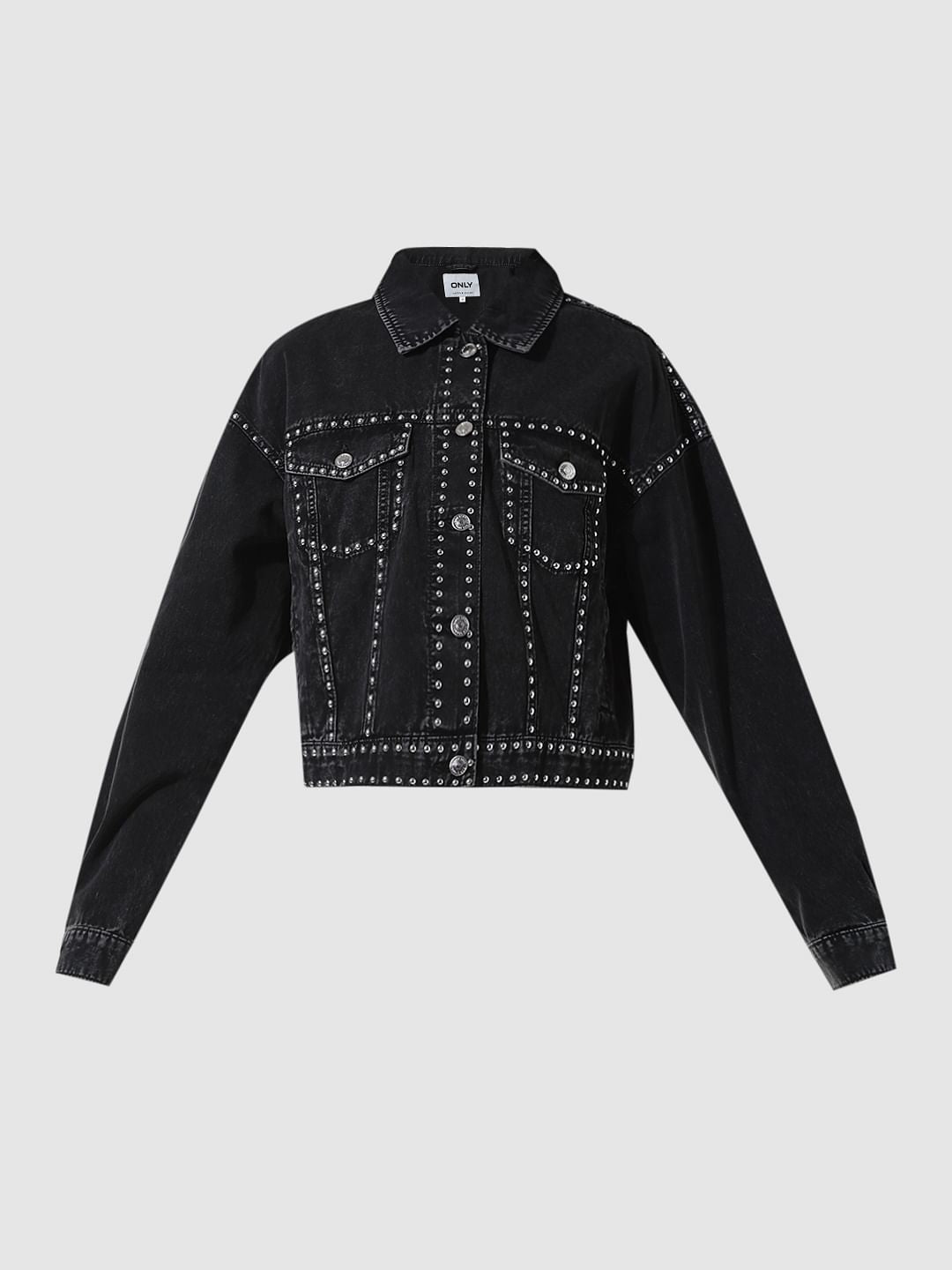 Black Embellished Co-Ord Set Jacket