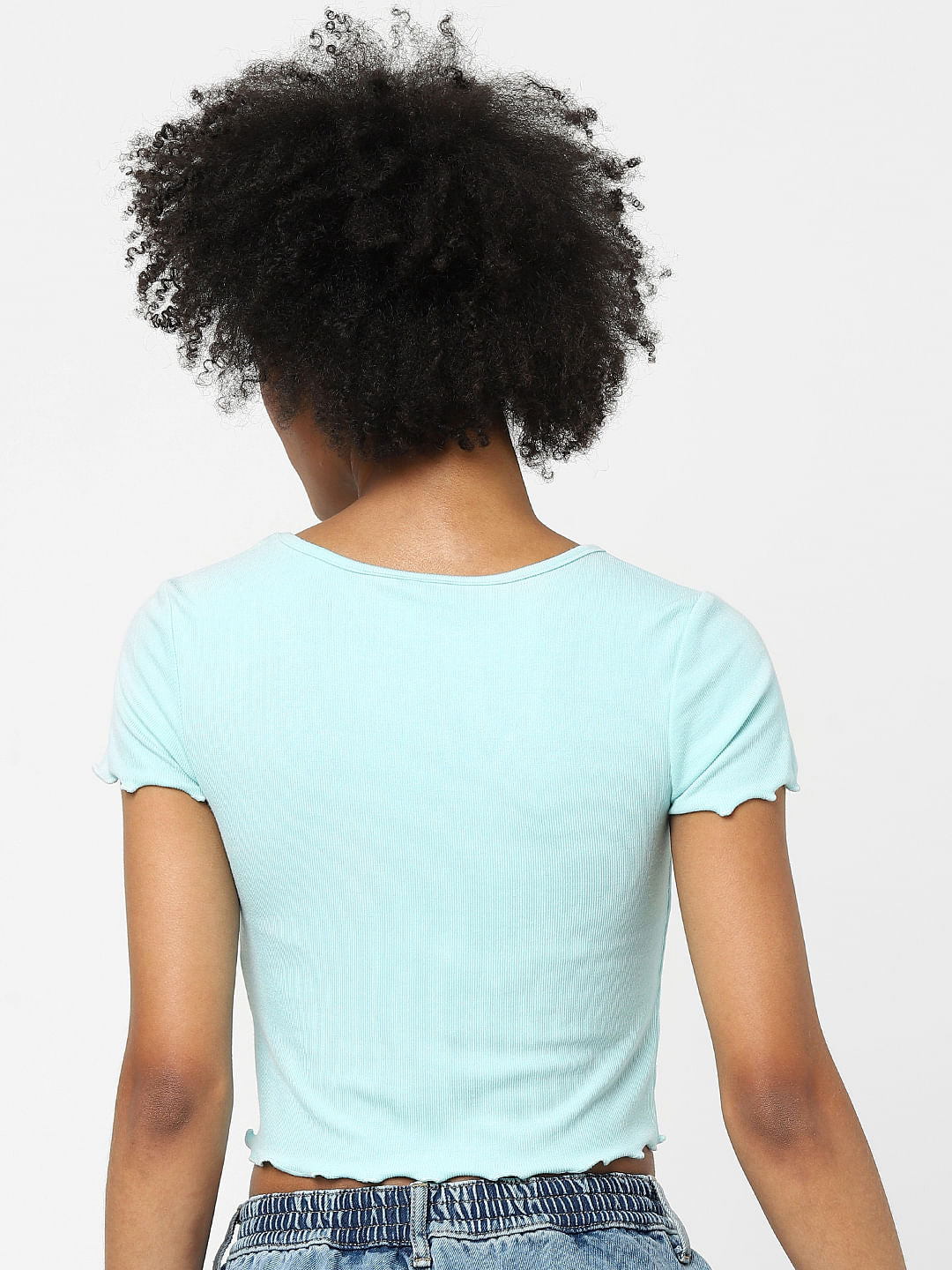 Green Cropped T-Shirt