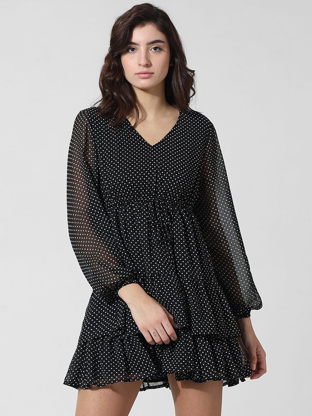 Black Polka Dot Dress