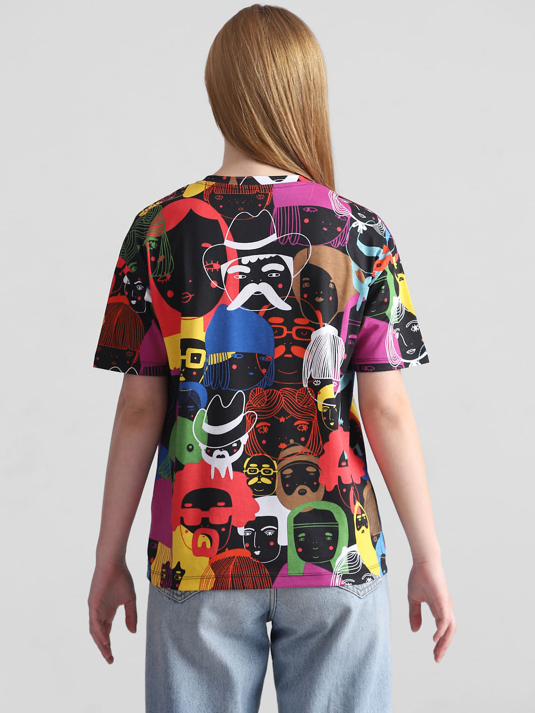 Black Graphic Print T-Shirt