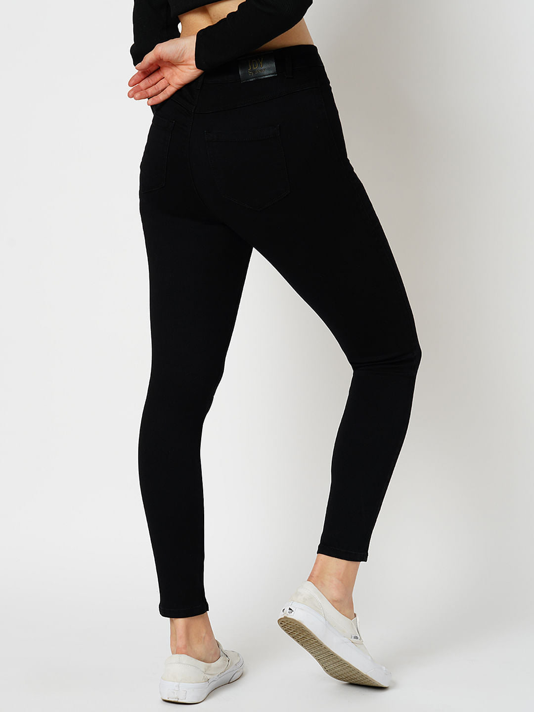 Jdy By Only Black High Rise Skinny Fit Jeans